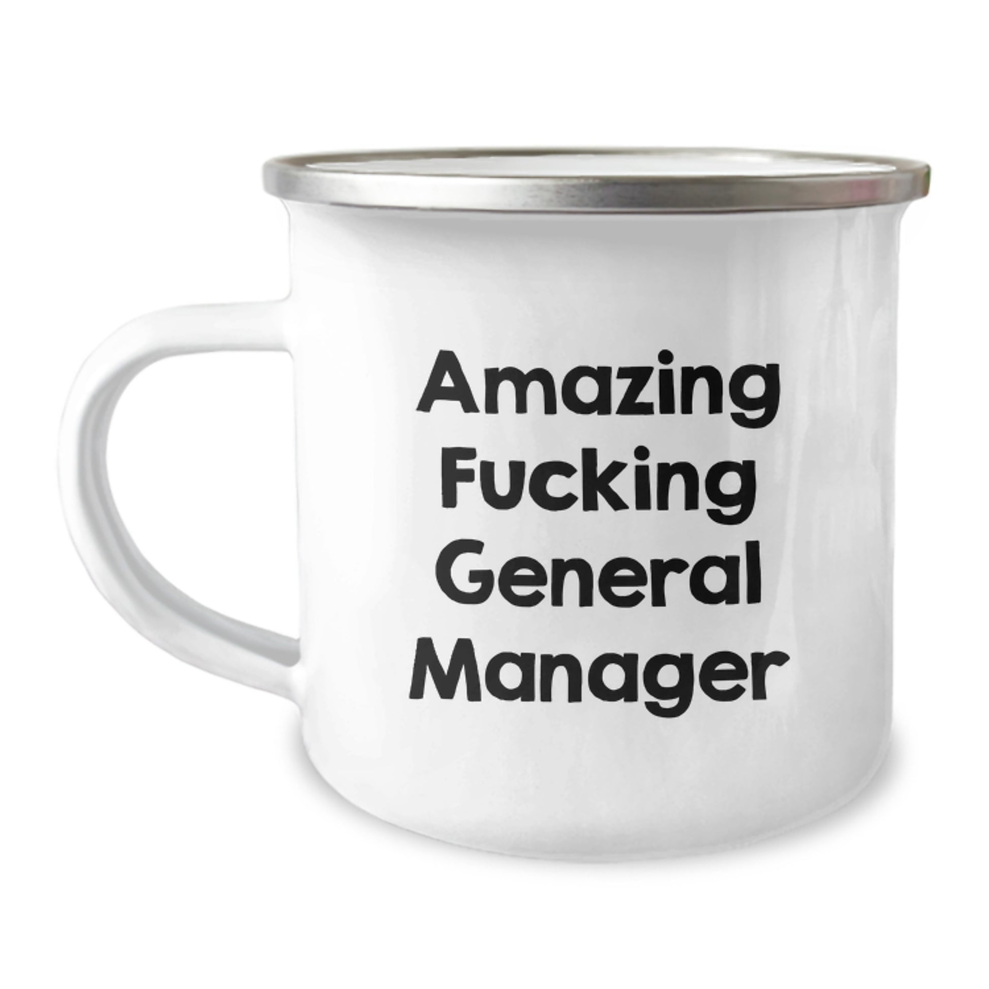 Funny General Manager Gifts for Men, Camping Mugs with 'Amazing F--king General Manager' Quote, Christmas Unique Presents from Family - Image 1