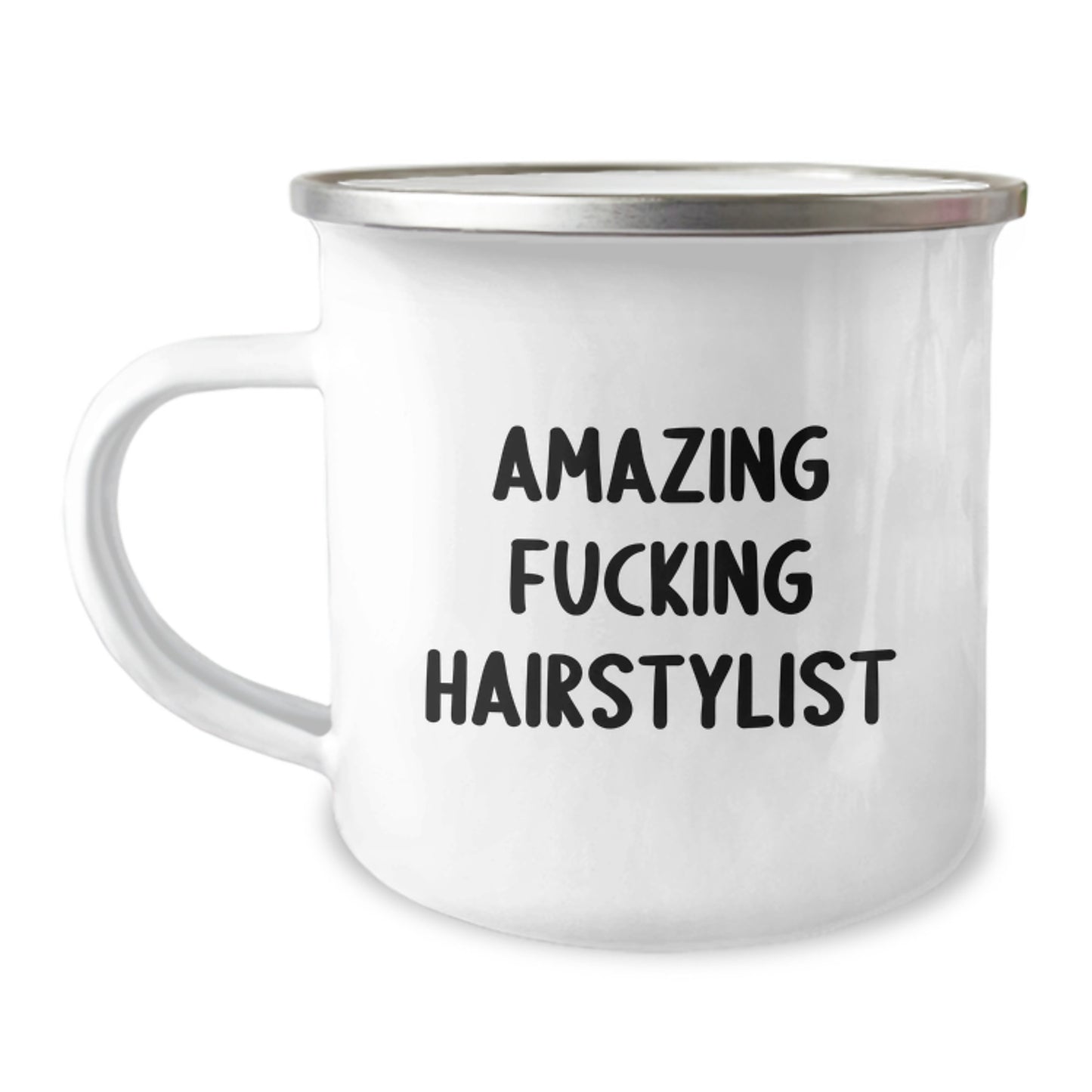 Funny Hairstylist Gifts - Amazing Quote Christmas Unique Gifts from Friends to Hairstylists, Funny Camping Mug for Hairstylists, Inspirational Barista Mug - Image 1