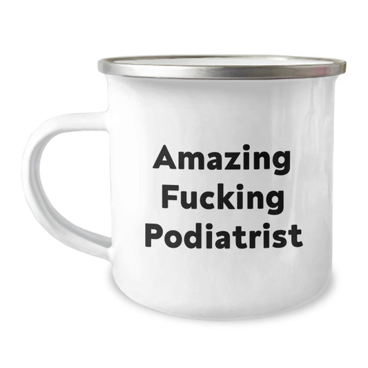 Funny Podiatrist Gifts from Friends, Unique Christmas Mugs for Podiatrist, Amazing 'F--king' Podiatrist - Image 1