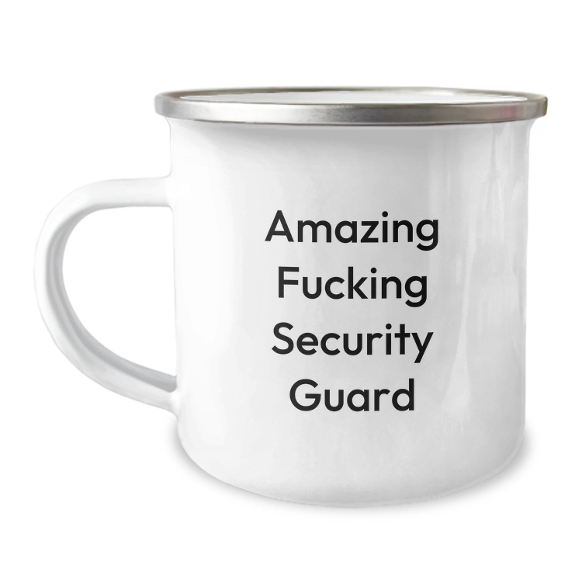 Funny Security Guard Gifts for Men from Friends - Amazing F--king Security Guard Christmas Unique Mugs for Camping - Image 1