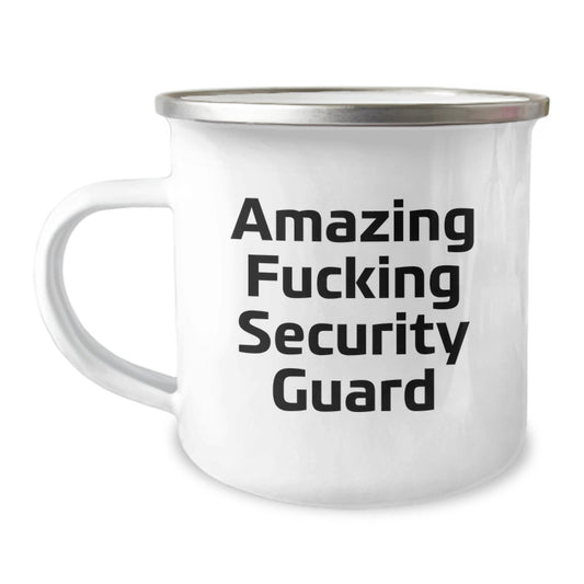 Funny Security Guard Gifts from Men, Unique Camping Mugs for Security Guard, Christmas Unique Gifts for Security Guard - Image 1