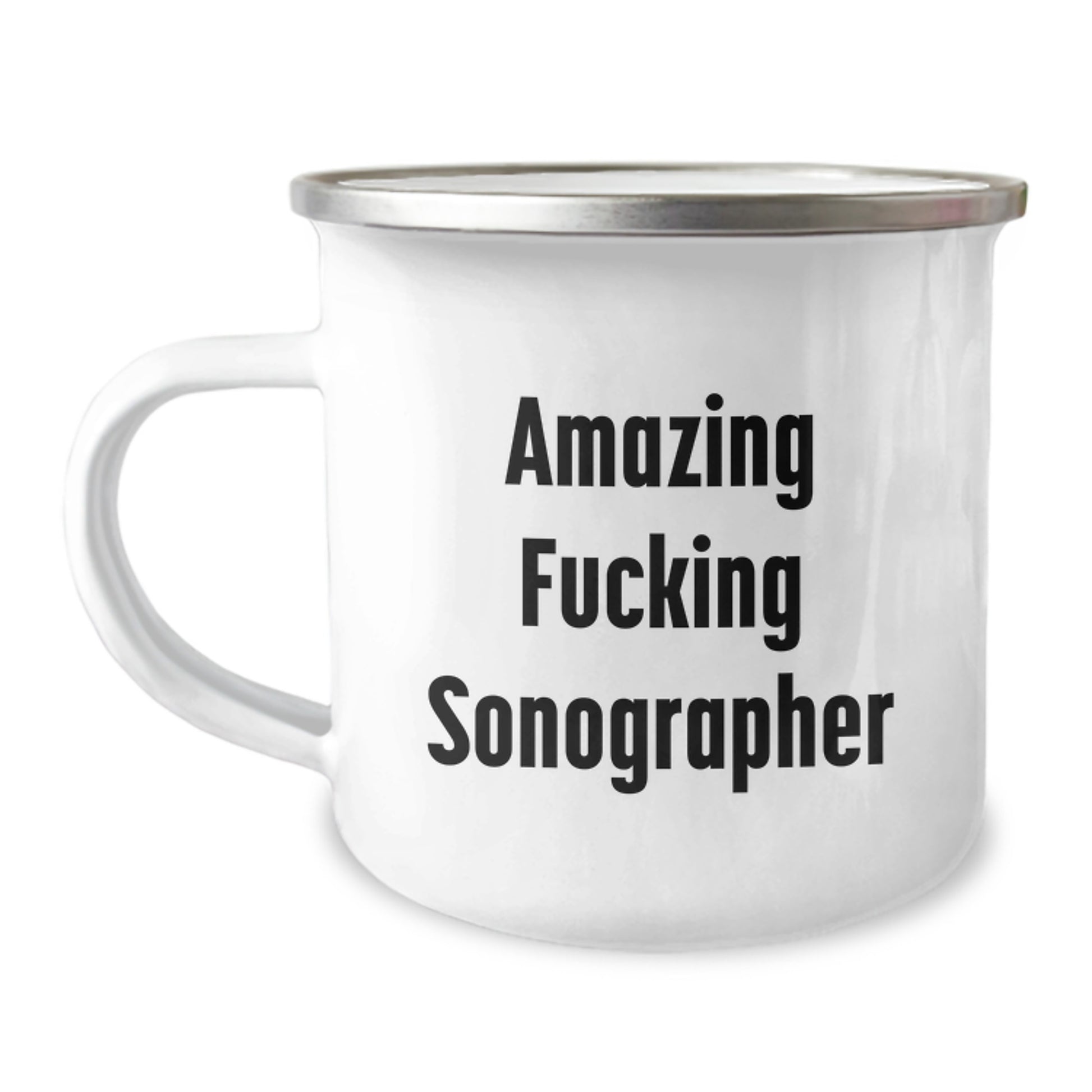 Funny Sonographer Christmas Mug Gifts from Friends and Family - Amazing 'F--king' Sonographer Lover - Image 1