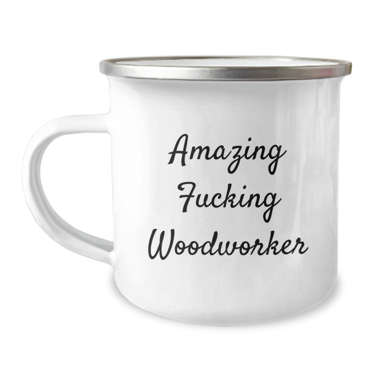 Funny Woodworker Gifts for Men, Woodworker Camping Mug, Amazing F--king Woodworker Quote, Unique Christmas Unique Gifts from Friends to Family - Image 1