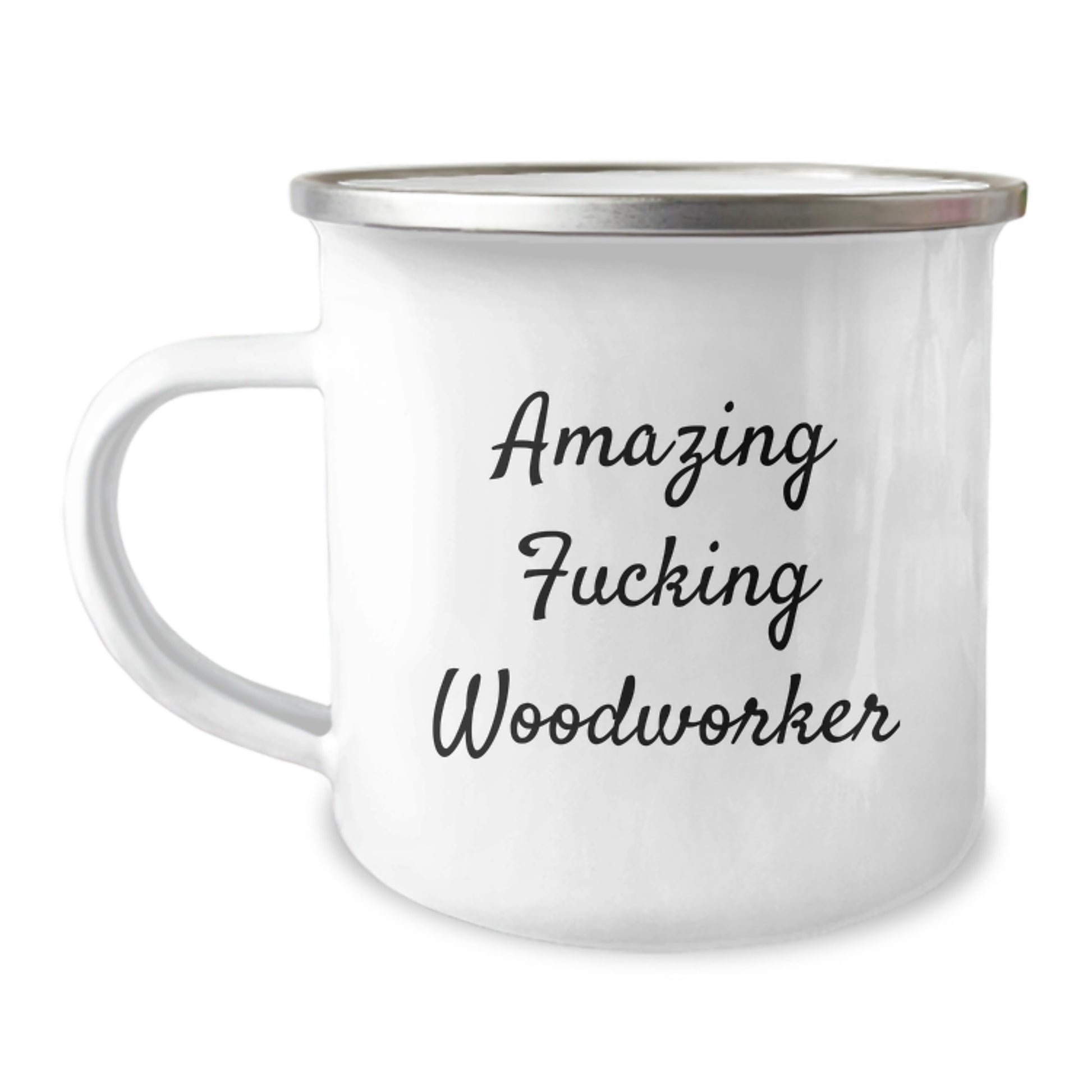 Funny Woodworker Gifts for Men, Woodworker Camping Mug, Amazing F--king Woodworker Quote, Unique Christmas Unique Gifts from Friends to Family - Image 1