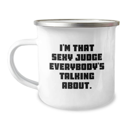 Funny Judge Mugs Gifts from Friends for Christmas Unique Judge Coffee Mug - Image 1