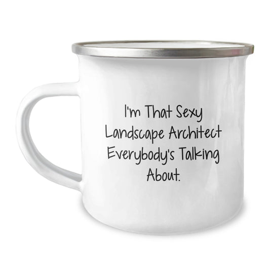 Funny Landscape Architect Gifts, Unique Camping Mugs for Him, Christmas Unique Gifts from Friends to Landscape Architect - Image 1