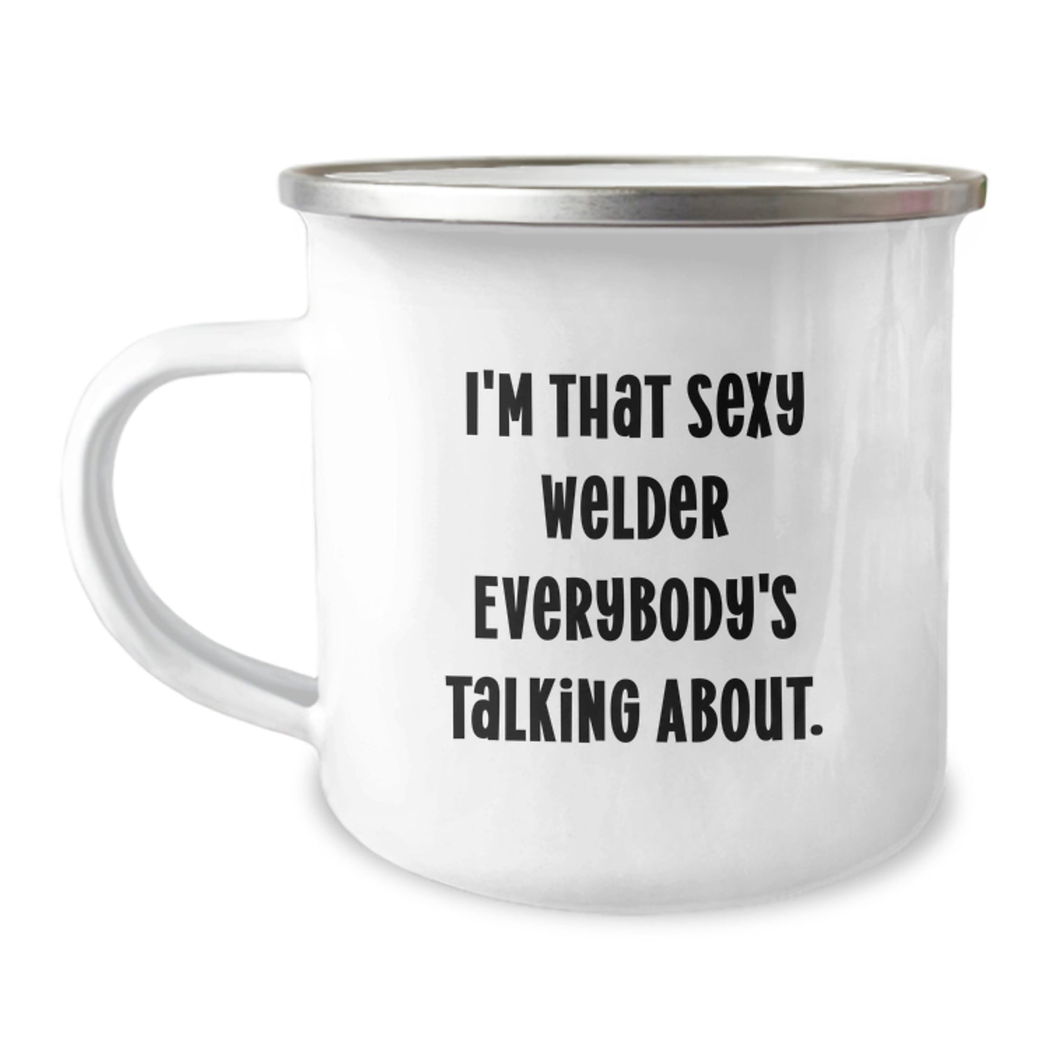 Funny Welder Gifts for Men, Christmas Unique Mugs for Friends from The Sexy Welder Everybody's Talking About, Camping Mug - Image 1