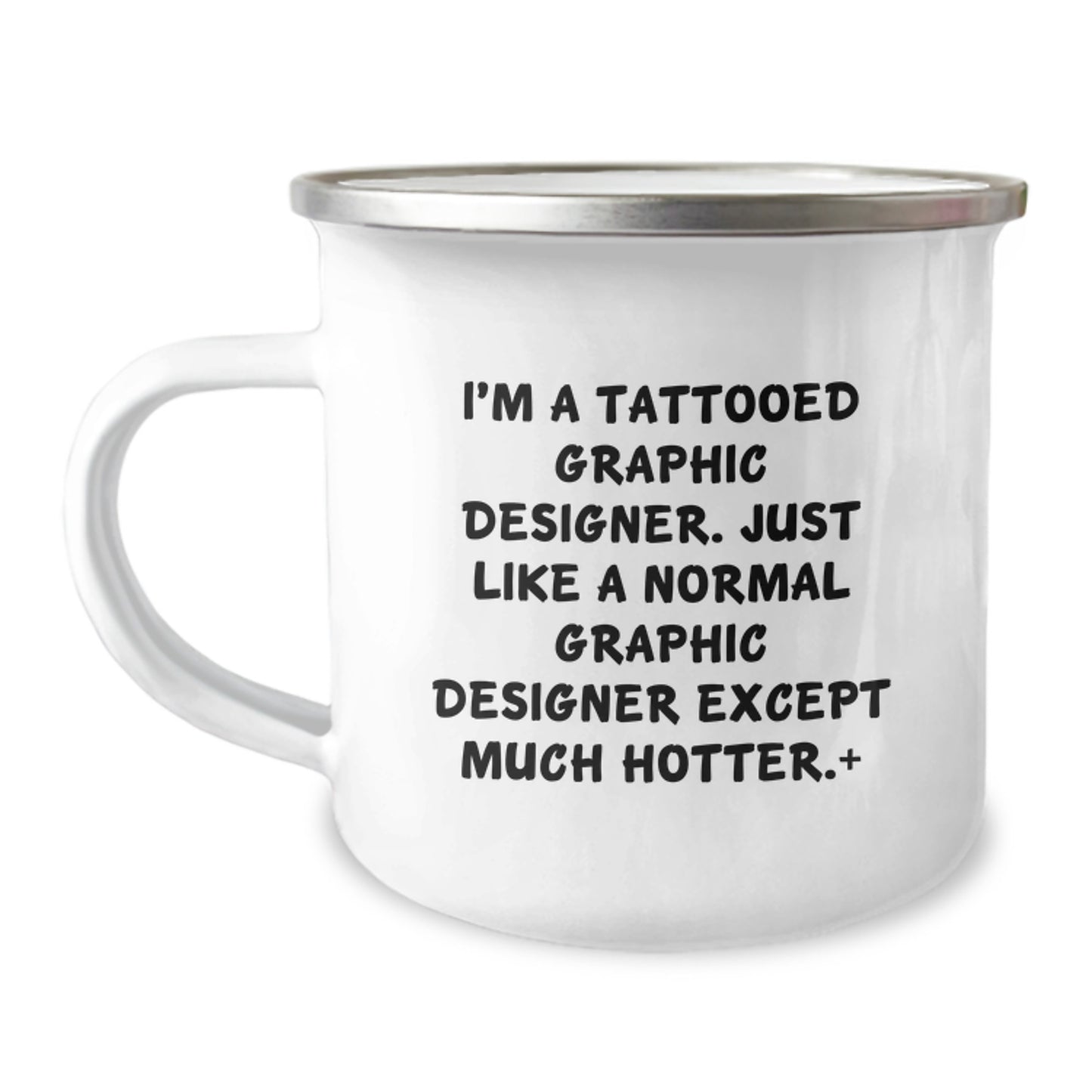 Funny Graphic Designer Gifts for Him, Graphic Designer Christmas Unique Mugs for Coworkers, 'I'm A Tattooed Graphic Designer' - Image 1