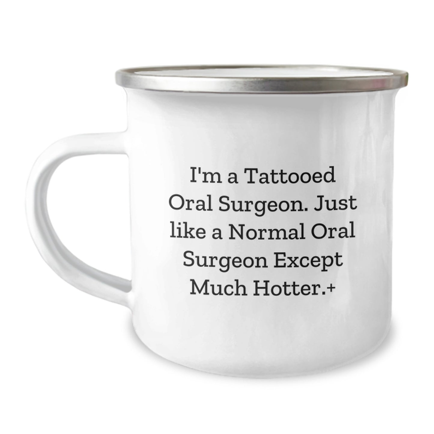 Funny Oral Surgeon Gifts from Friends for Men, Hotter than Normal Camping Mug, Christmas Unique Mugs - Image 1