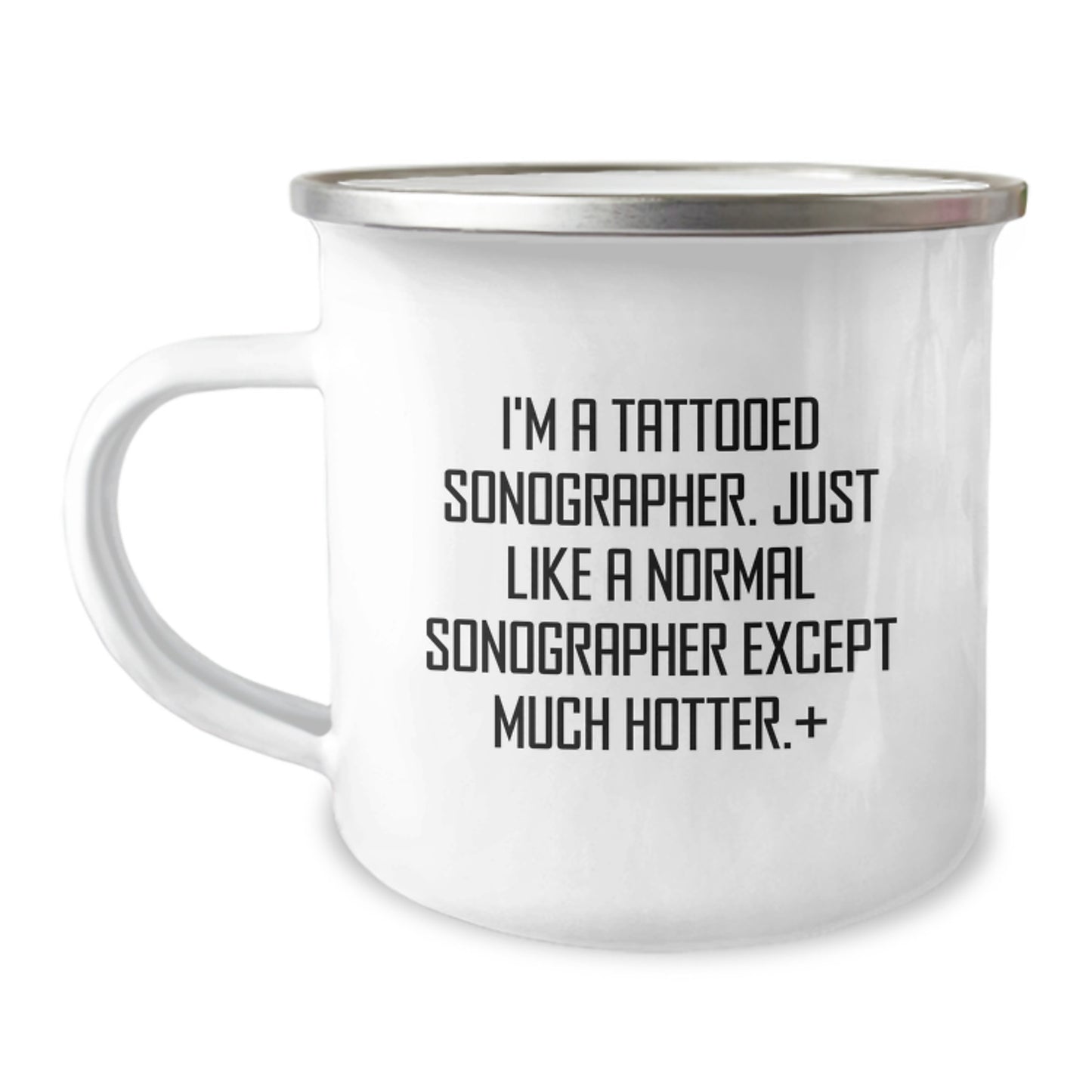 Funny Sonographer Gifts for Men - I'm A Tattooed Sonographer Gifts from Friends - Christmas Unique Coffee Mugs for Camping Enthusiasts - Image 1