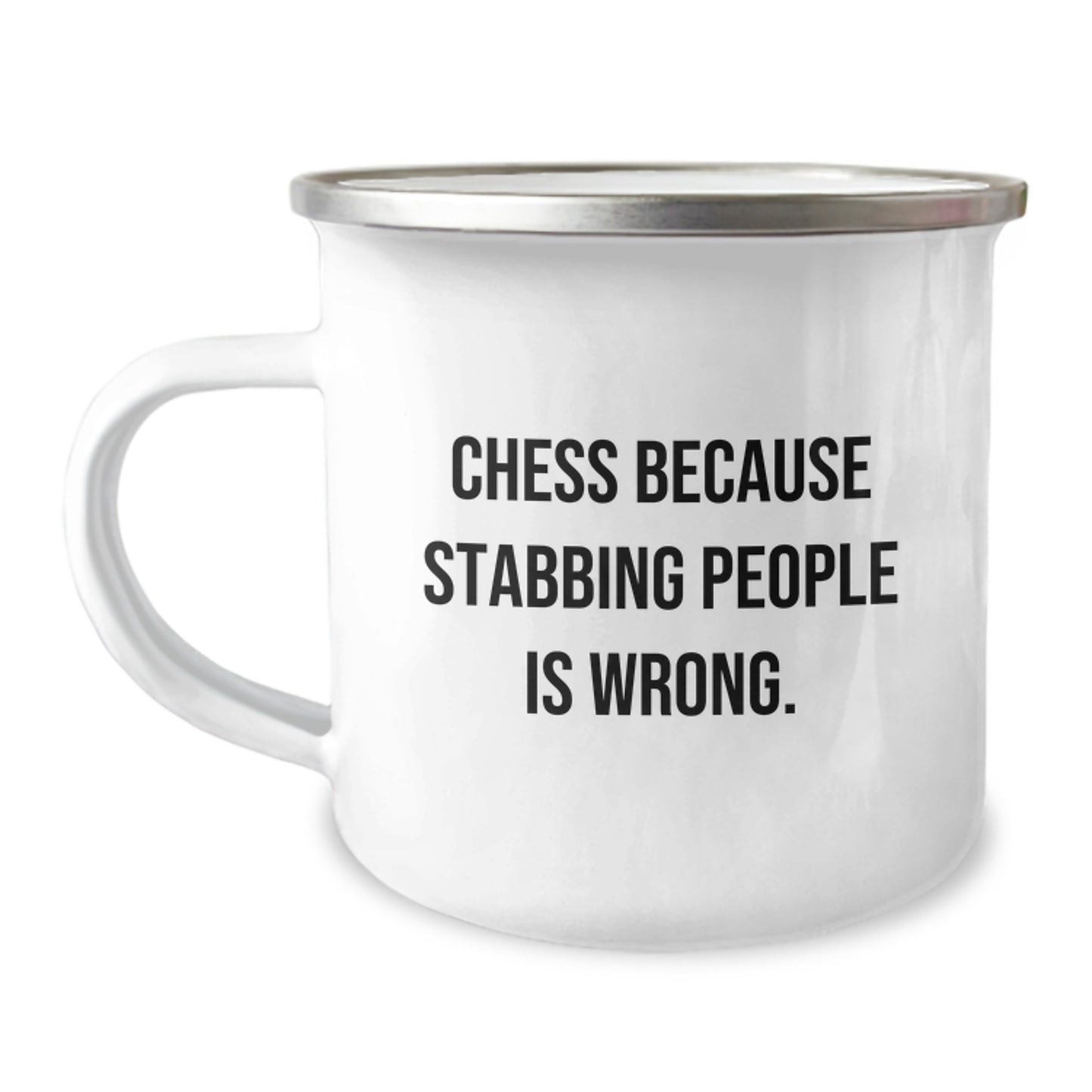 Funny Chess Quote Camping Mug Gifts from Family for Chess Lovers - Christmas Unique Gifts - Image 1