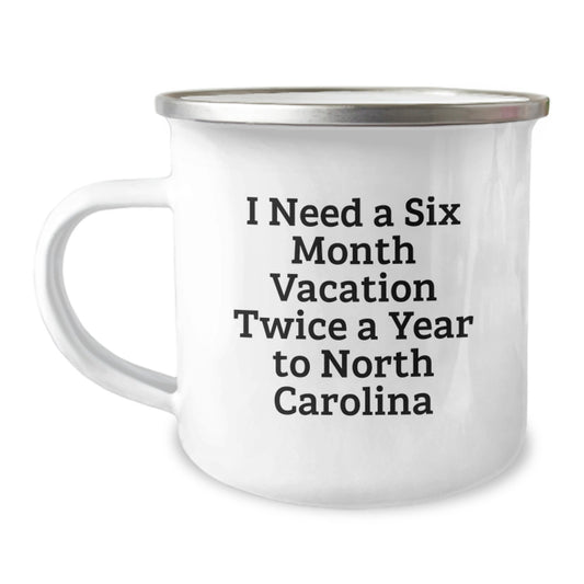 Funny North Carolina Camping Mug Gifts for Men Women Friends Family from North Carolina Lovers - Image 1