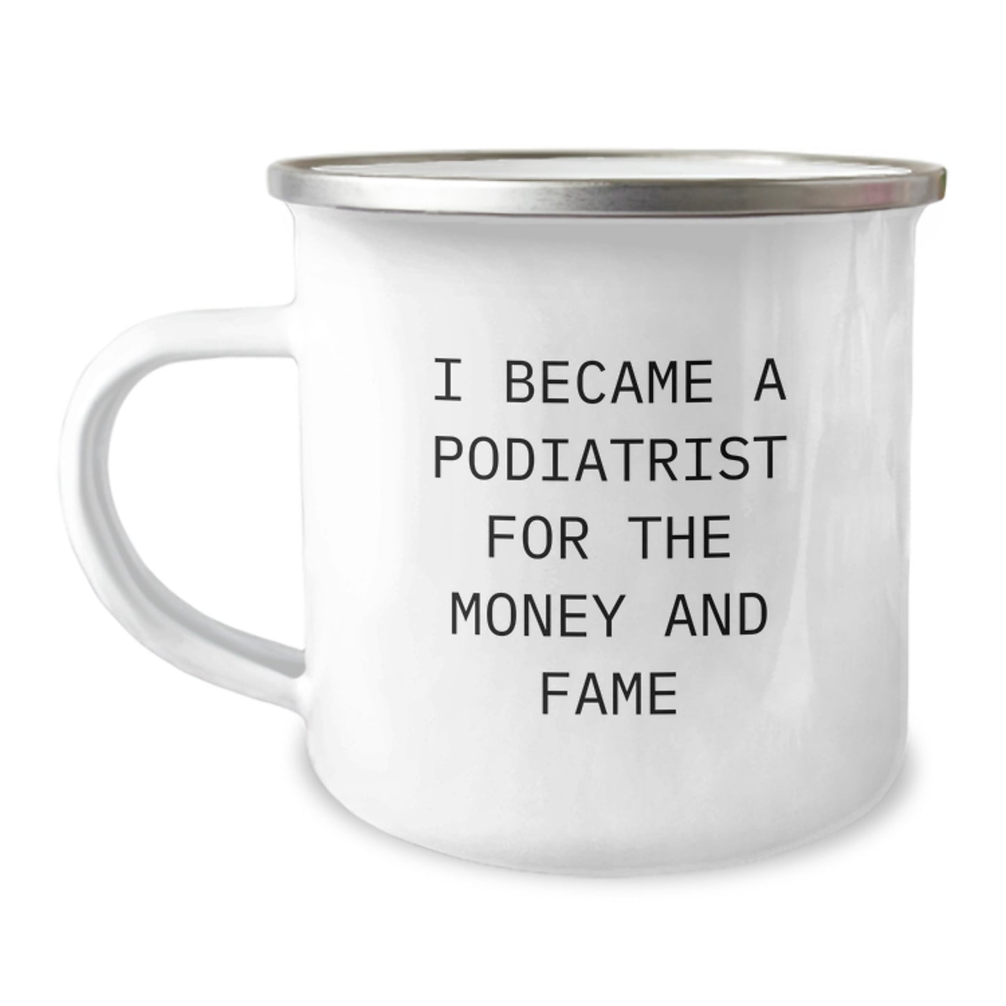 Funny Podiatrist Gifts for Christmas - Camping Mug for Podiatrist Friends and Family from Men, Women, Coworkers - Image 1