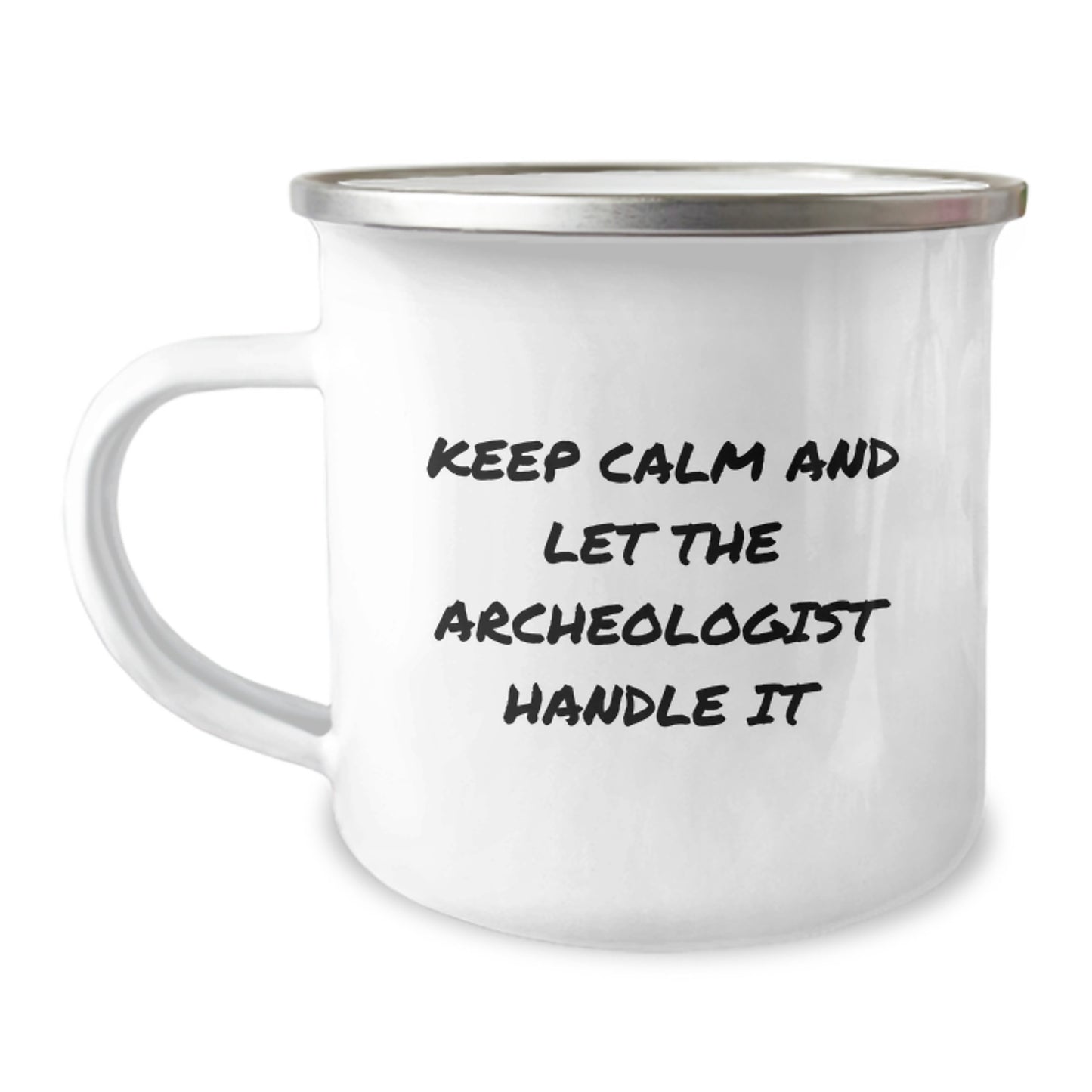 Funny Archeologist Gift for Friends - Keep Calm and Let the Archeologist Handle It Christmas Unique Gifts from Family to Archeologist Men - Image 1