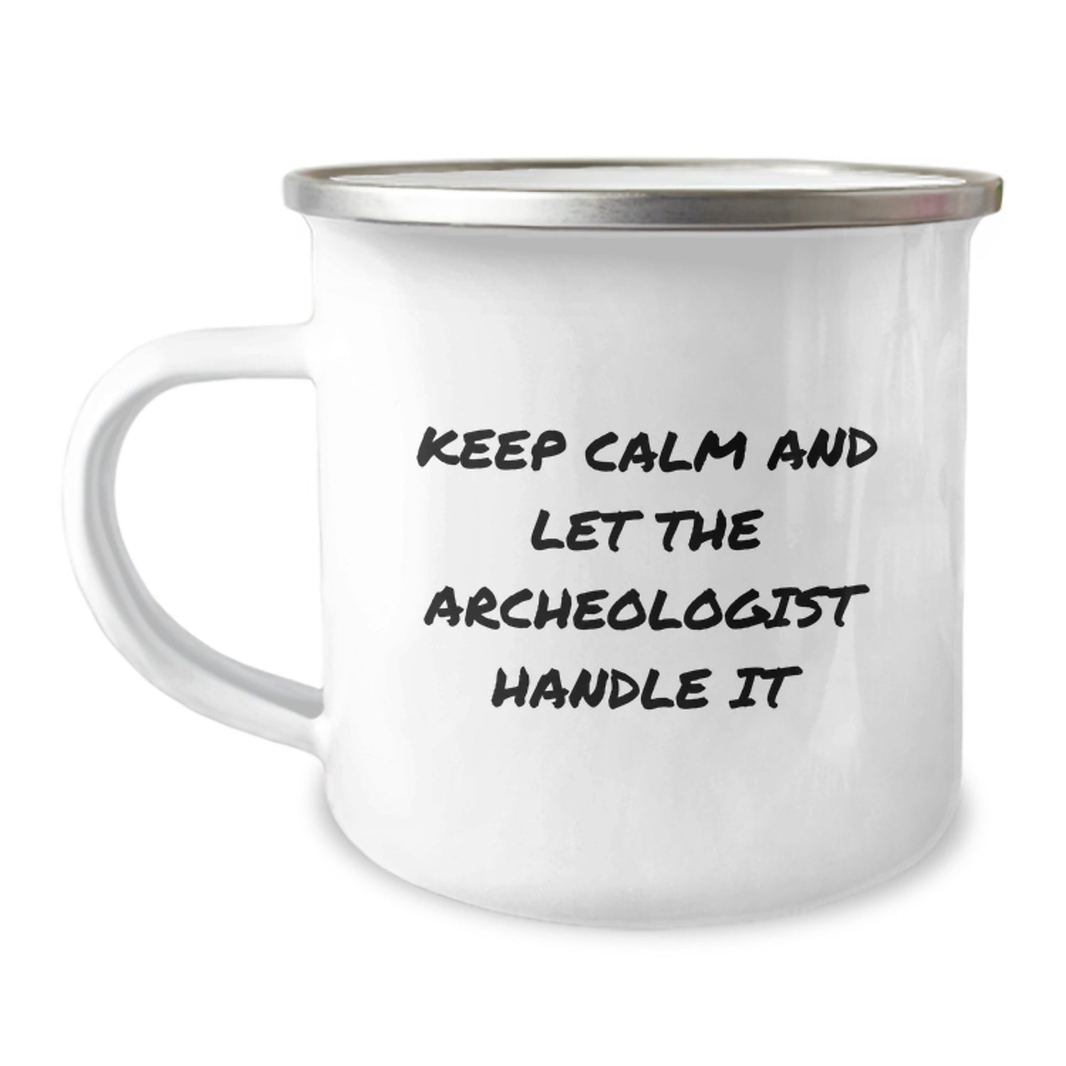 Funny Archeologist Gift for Friends - Keep Calm and Let the Archeologist Handle It Christmas Unique Gifts from Family to Archeologist Men - Image 1