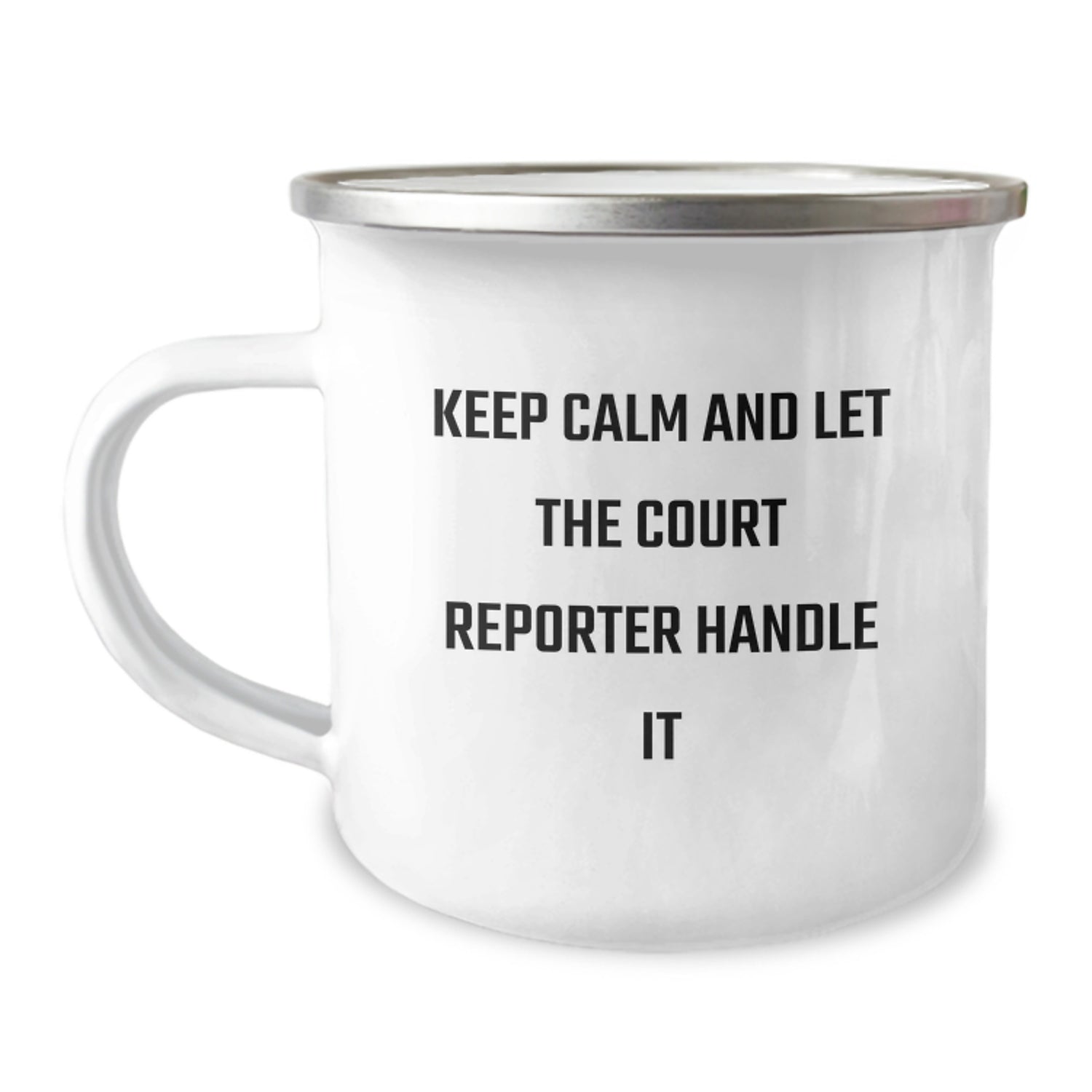 Funny Court Reporter Christmas Unique Gifts from Men to Women Friends Family Court Reporters Court Reporter Camping Mugs - 'Keep Calm And Let The Court Reporter Handle It' - Image 1
