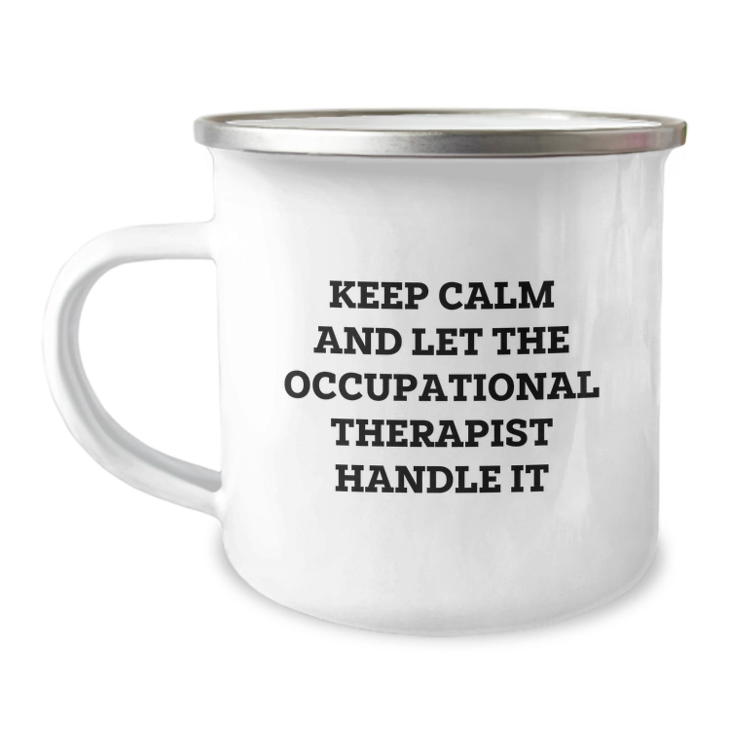 Funny Occupational Therapist Gifts for Men Women Friends Coworkers - Keep Calm And Let The Occupational Therapist Handle It Christmas Unique Mugs for Occupational Therapist - Image 1