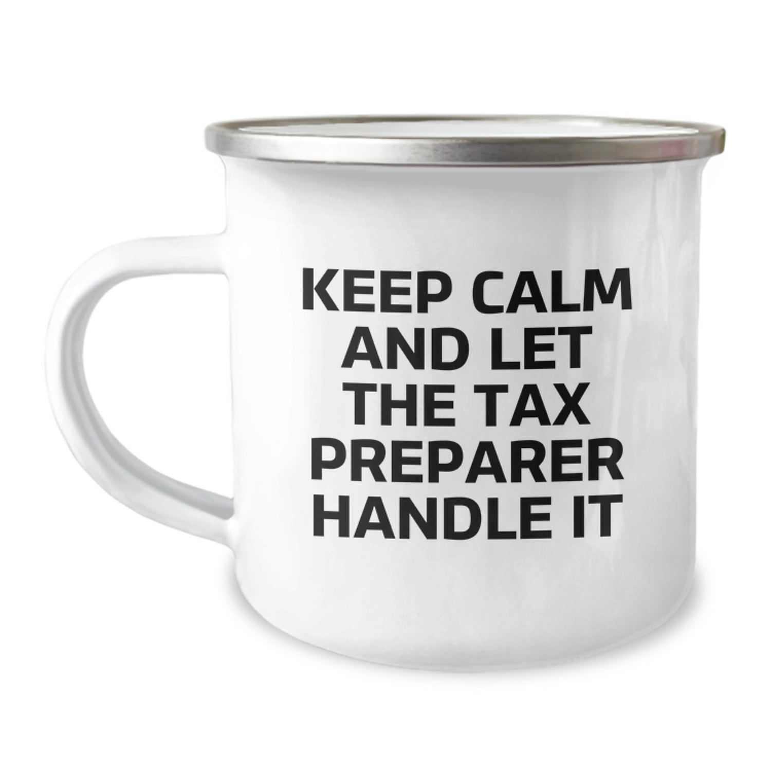 Funny Tax Preparer Gifts for Men from Coworkers - Keep Calm And Let The Tax Preparer Handle It Christmas Unique Gifts - Image 1