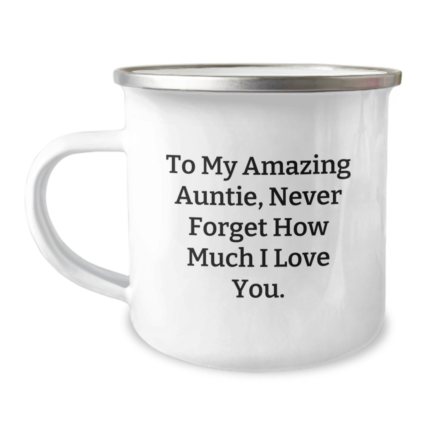 Funny Gifts from Family for Auntie Camping Mug - To My Amazing Auntie Never Forget How Much I Love You - Unique Christmas Unique Gifts for Aunties - Image 1