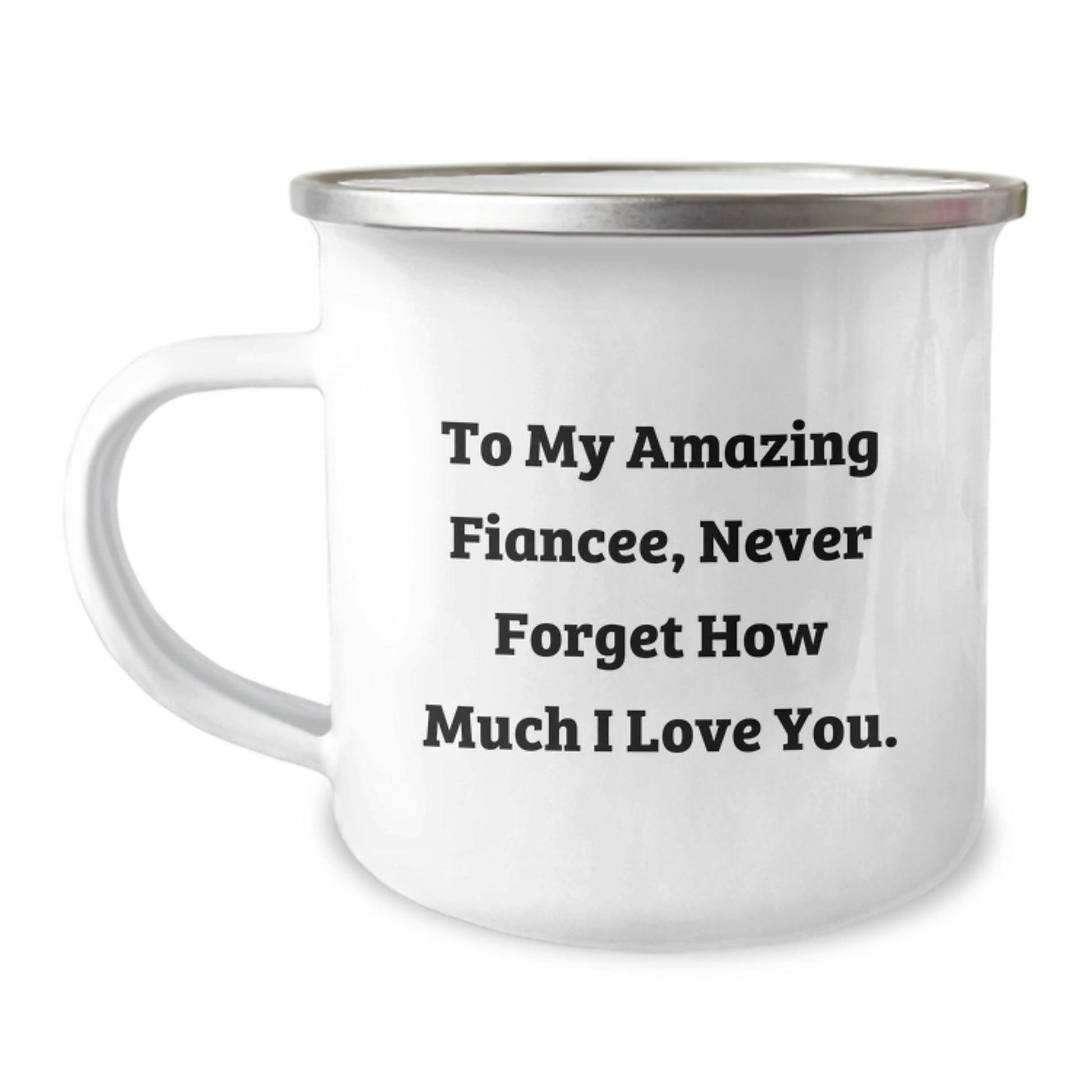 Funny Fiancee Gifts for Her, Camping Mugs for Christmas Unique Presents from Men to Fiancee - Image 1