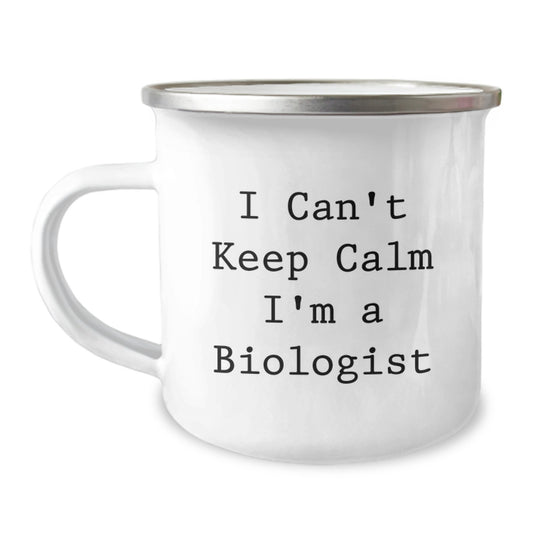 Funny Biologist Gifts for Men - 'I Can't Keep Calm I'm A Biologist' Christmas Unique Gifts from Family - Image 1