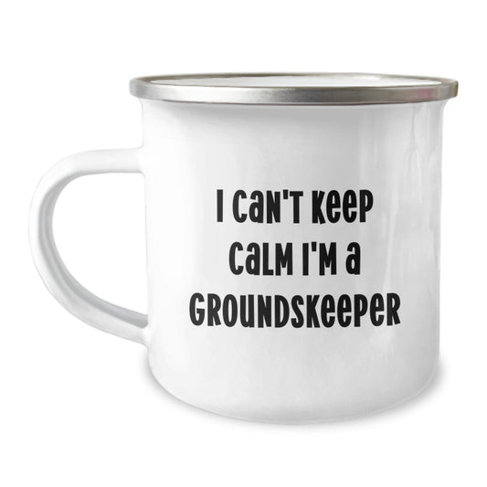 Funny groundskeeper Gifts from Friends - I Can't Keep Calm I'm A groundskeeper Inspiring Graduation Unique Gifts for Men - Image 1