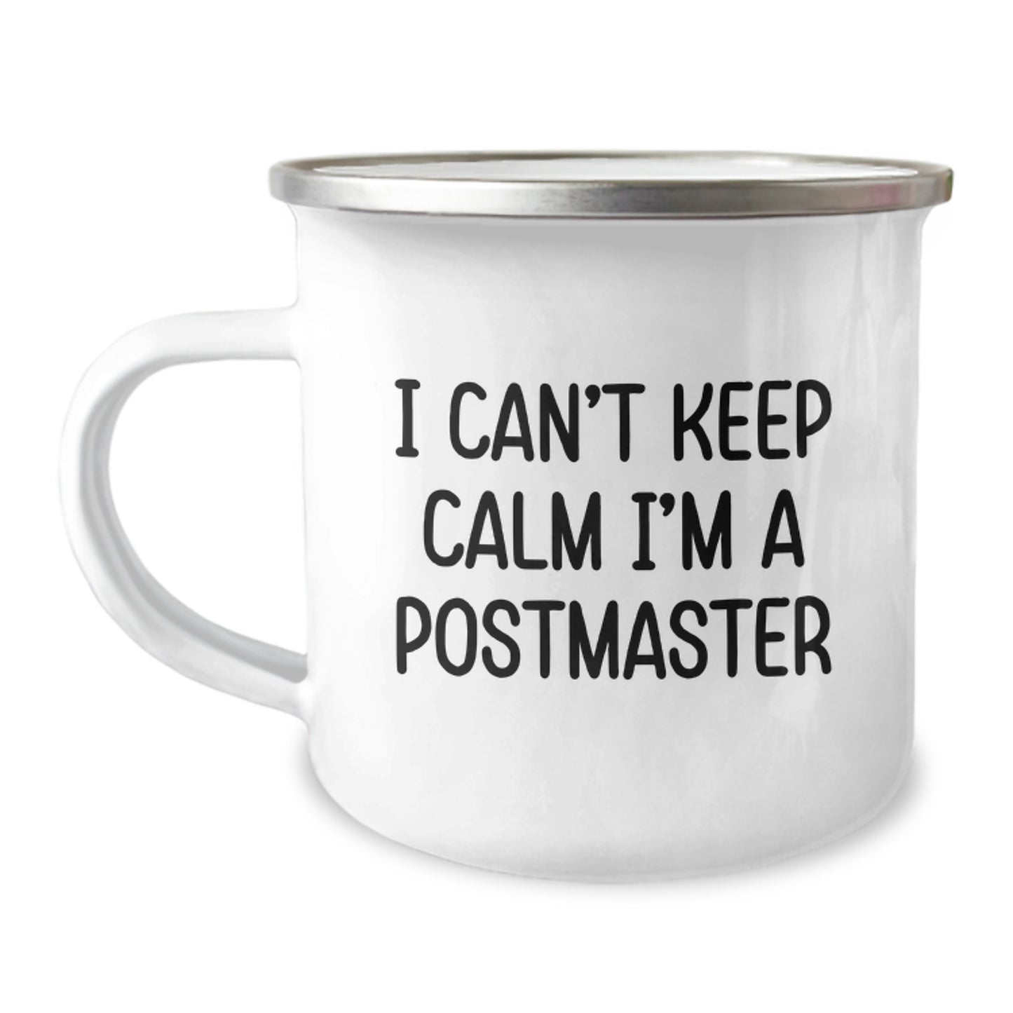 Funny I Can't Keep Calm I'm A Postmaster Gifts for Postmaster Camping Mug Christmas Unique Presents - Image 1
