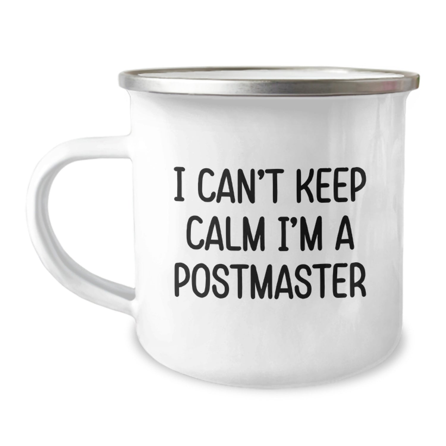 Funny I Can't Keep Calm I'm A Postmaster Gifts for Postmaster Camping Mug Christmas Unique Presents - Image 1
