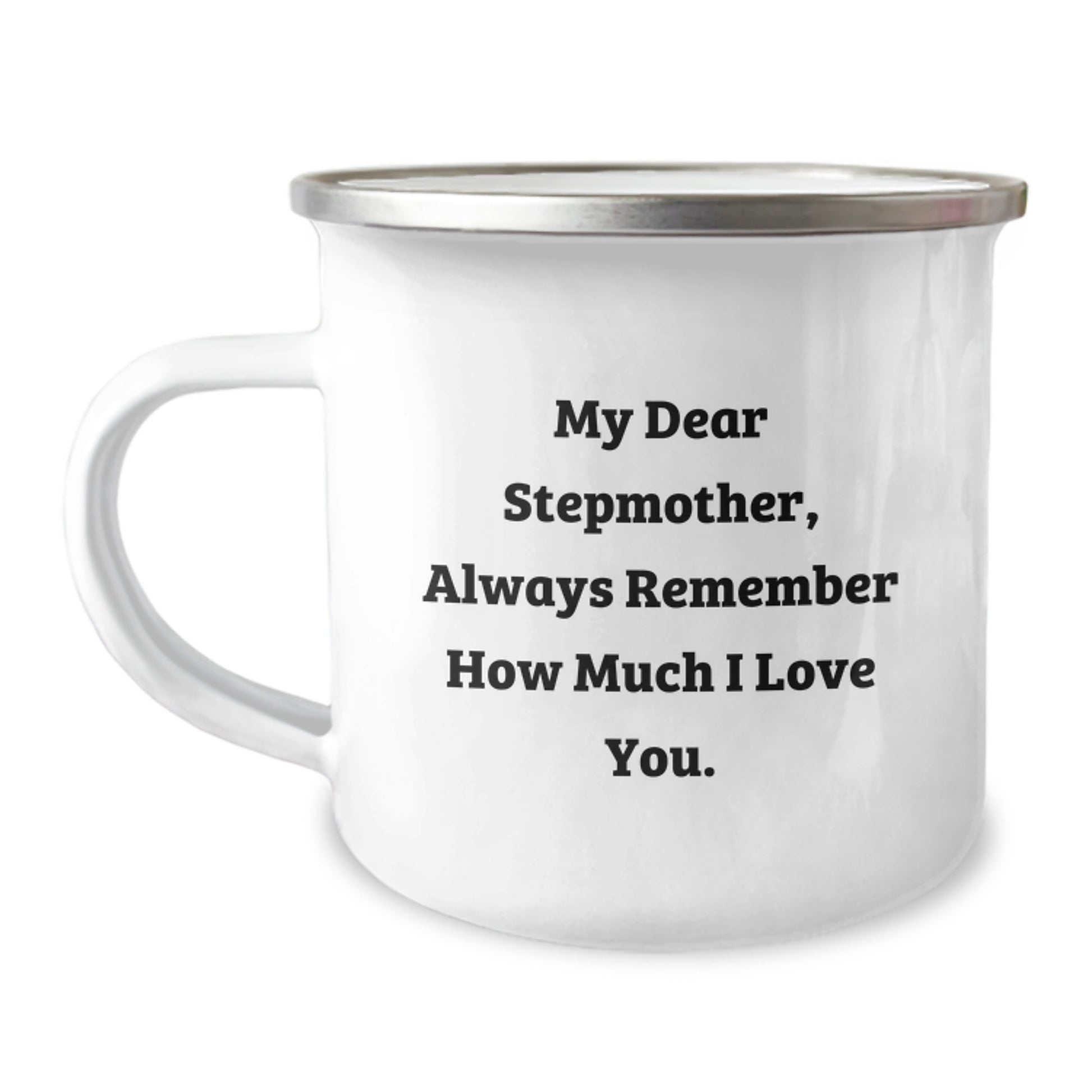 Funny Stepmother Quotes Camping Mug, Gifts for Stepmom from Family, Birthday Unique Stepmother Gifts, Cute Stepmother Mugs - Image 1