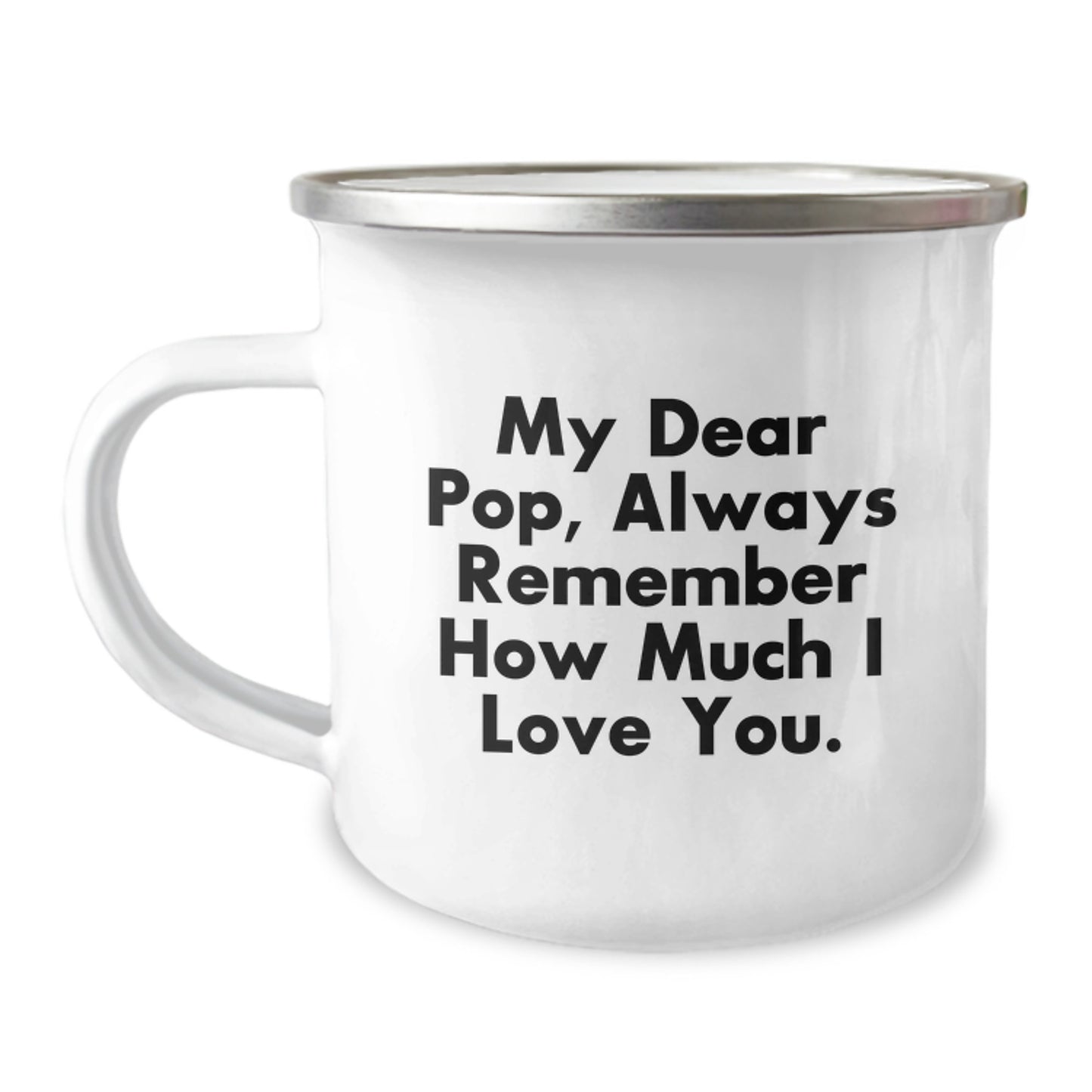 Funny Pop Gifts from Family Friends for Men - Christmas Unique Presents, Pop Love Mug, Camping Mug for Pop, Special Quote for Pop - Image 1