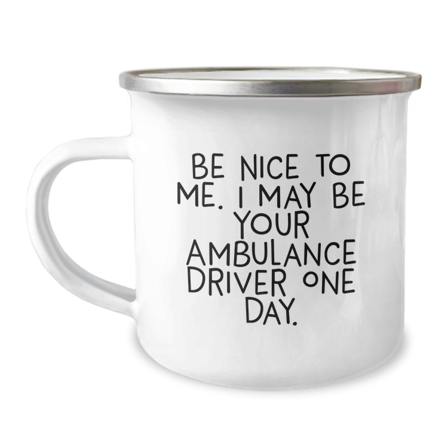 Funny Ambulance Driver Gifts, Ambulance Driver Christmas Unique Gifts for Ambulance Driver, Gifts from Friends to Ambulance Driver, Ambulance Driver Camping Mug - Image 1