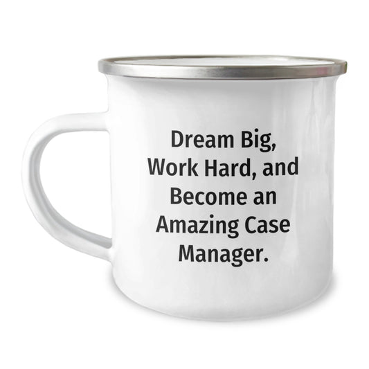 Case Manager Gifts, Funny Quote, Birthday Unique Gifts from Friends to Case Manager, Camping Mug for Case Manager - Image 1