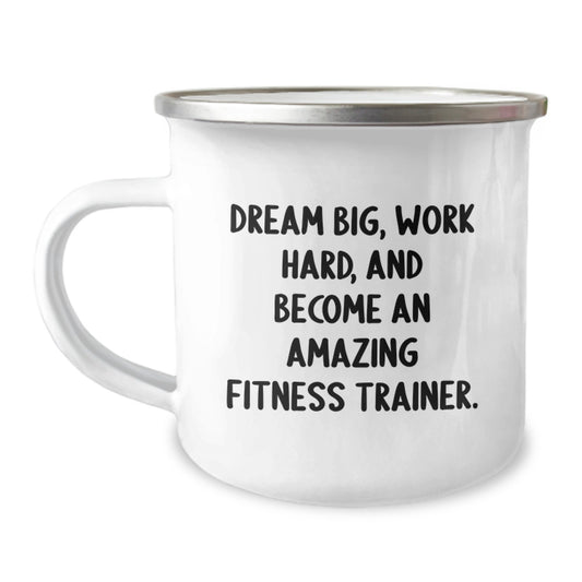 Gifts for Fitness Trainers, Funny and Inspirational Camping Mug for Men, Women, or Friends, Unique Christmas Unique Gifts from Family - Image 1