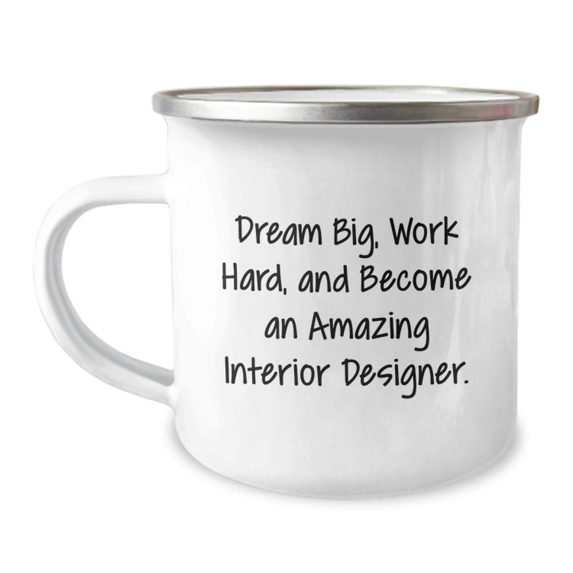 Inspirational Interior Designer Gifts from Friends, Funny Quote Camping Mug for Birthday, Gifts for Interior Designers - Image 1