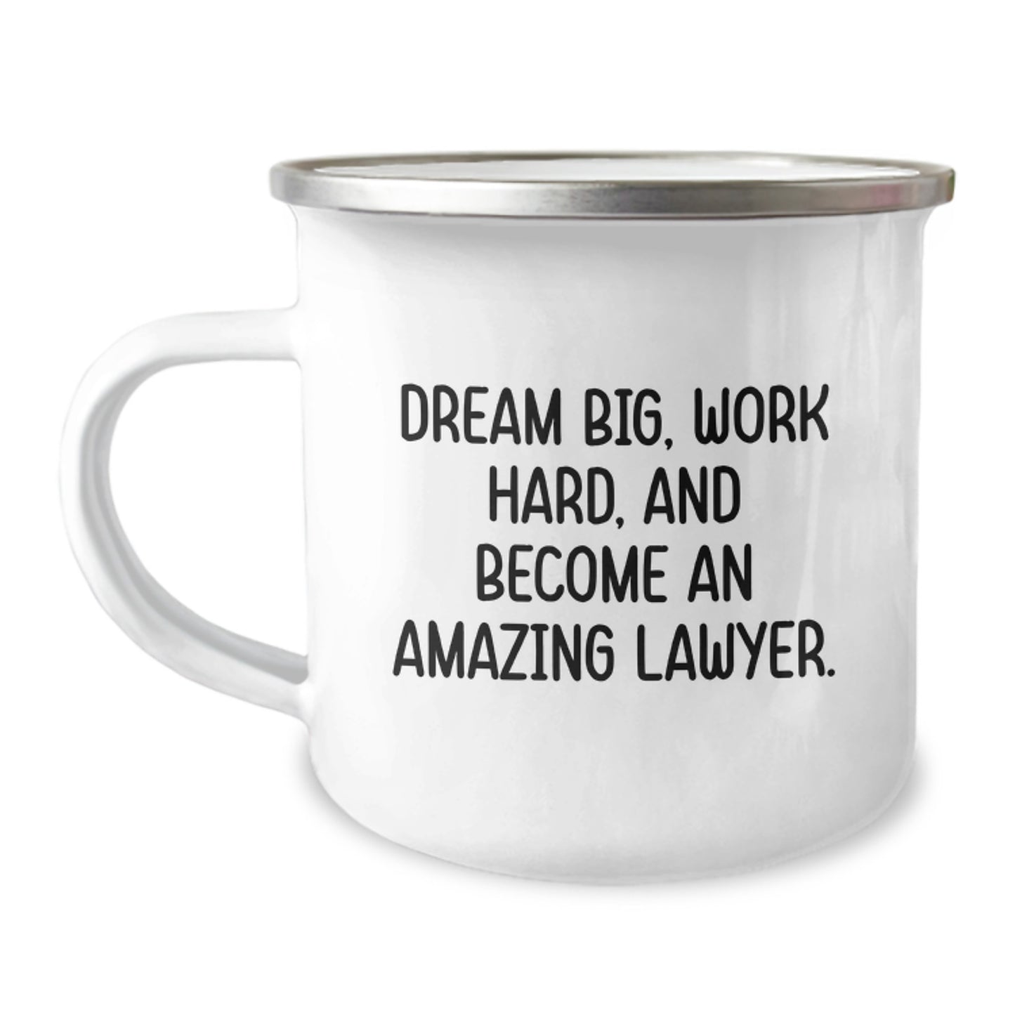 Gifts from Friends and Family for Lawyers, Dream Big Funny Inspirational Lawyer Mug, Camping Mug for Christmas Unique Gifts - Image 1