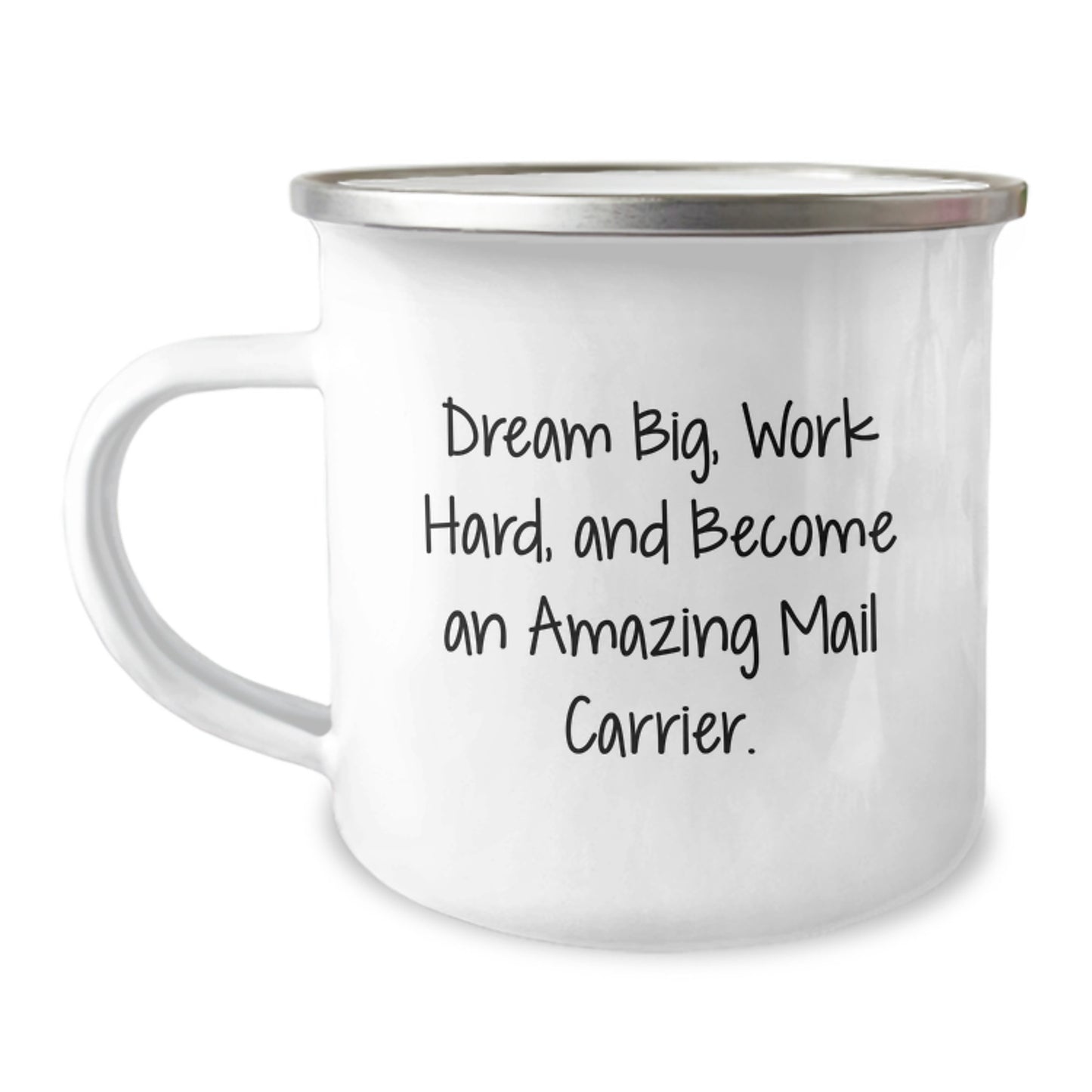 Funny Mail Carrier Gifts from Friends for Christmas Unique Mugs for Mail Carrier Enthusiasts and Camping Lovers with Inspirational Quote - Dream Big, Work Hard, And Become An Amazing Mail Carrier. - Image 1