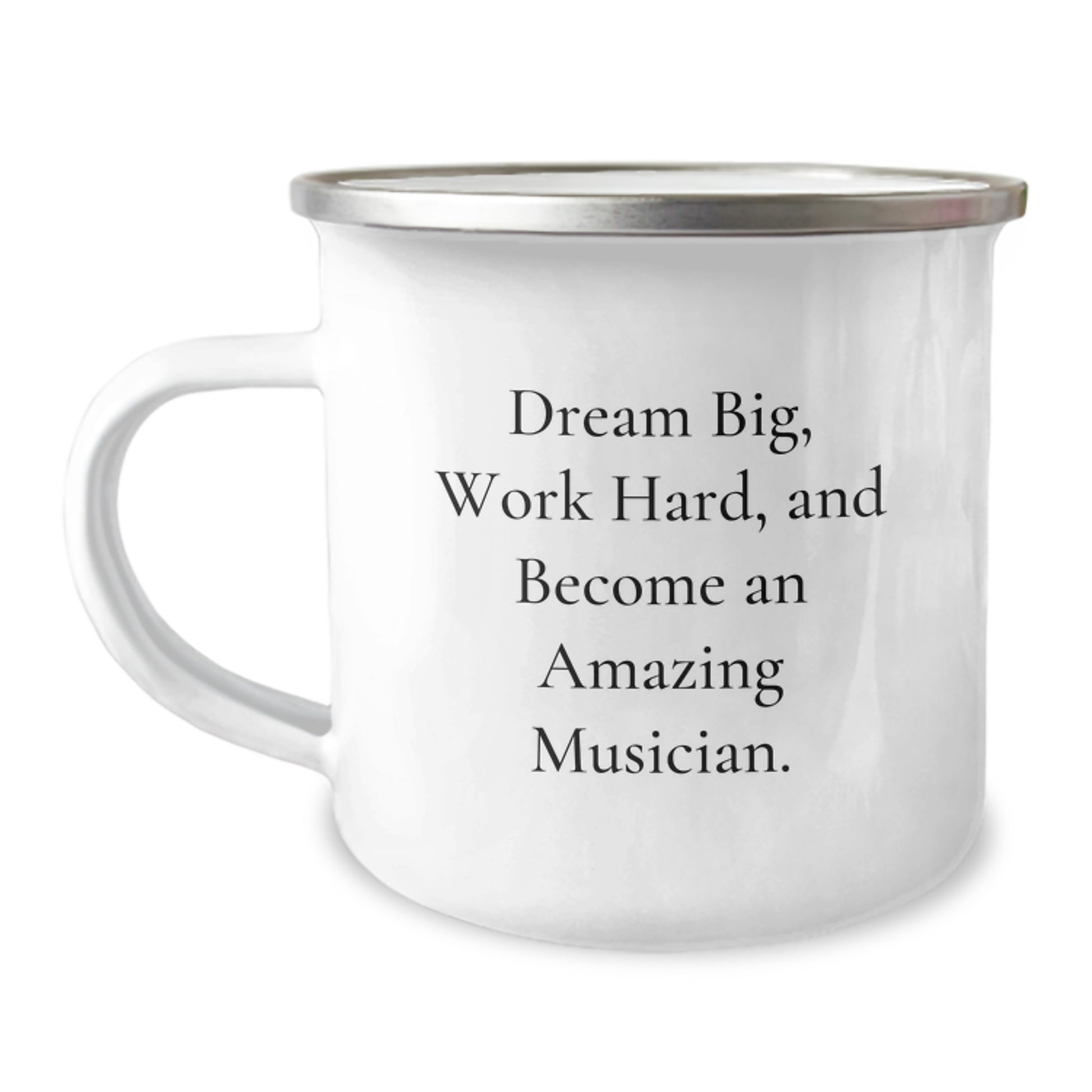 Musician Gifts from Family, Funny Camping Mug, Inspirational Quote for Christmas Unique Gifts for Musicians, 12 oz Stainless Steel - Image 1