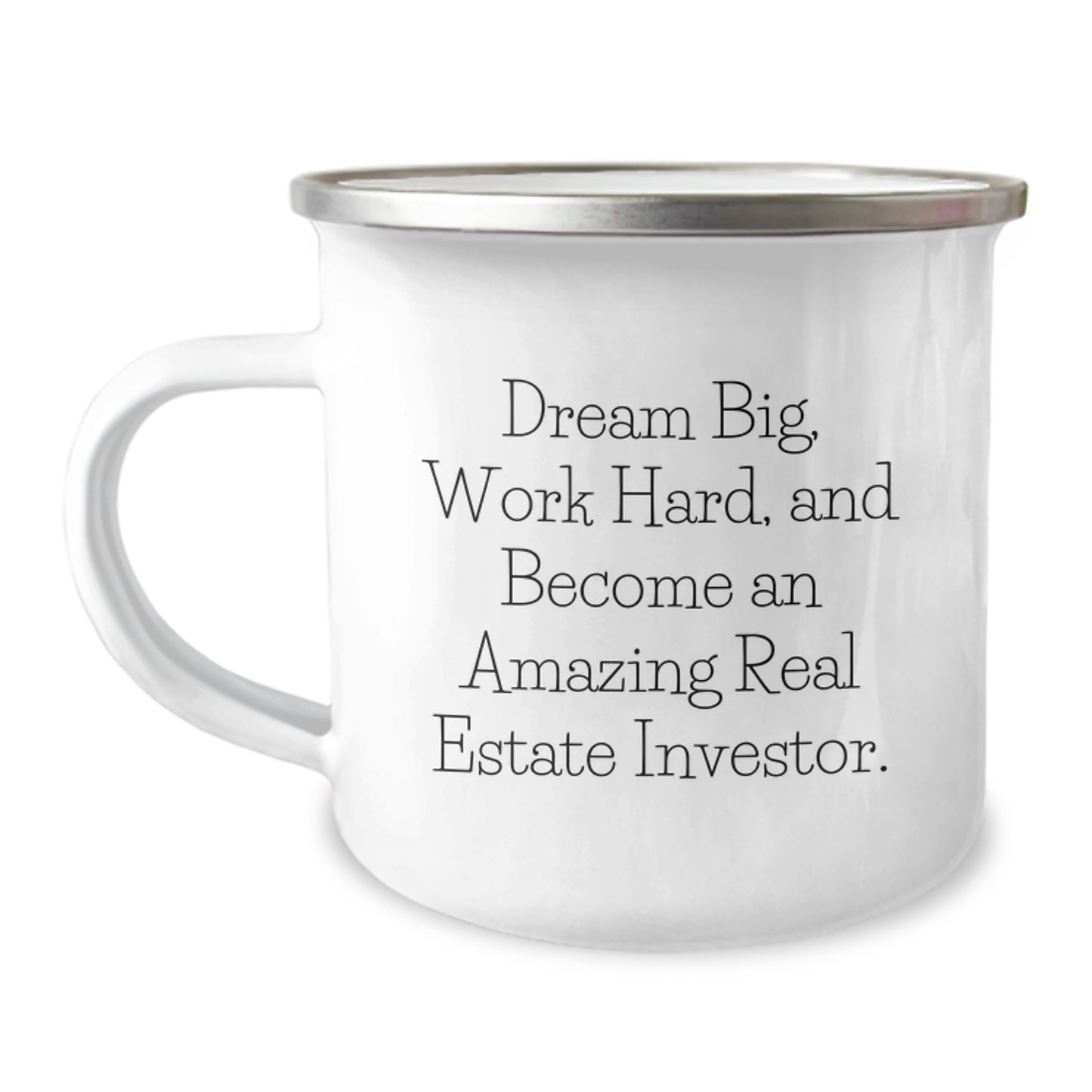 Real Estate Investor Gifts, Funny Camping Mug for Men, Gifts from Friends for Real Estate Investors, Encouragement Quote - Image 1