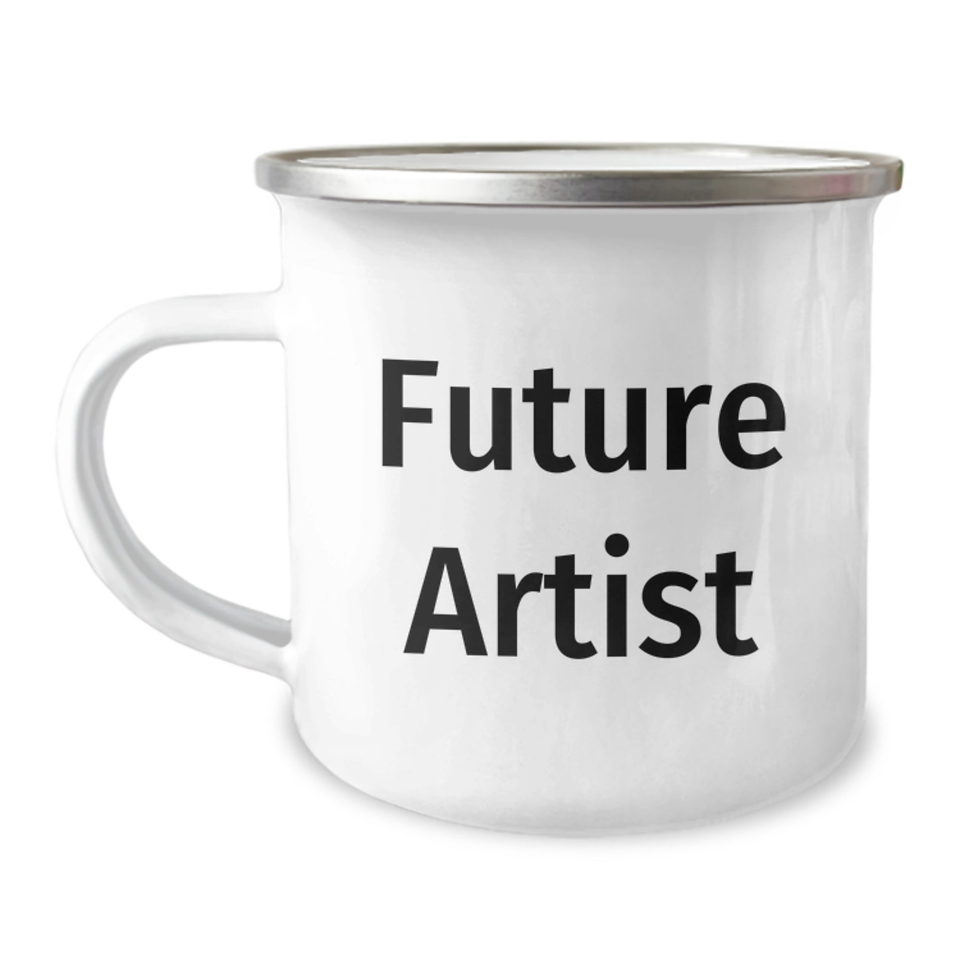 Funny Artist Gifts from Friends - Future Artist Quote on Camping Mug, Graduation Unique Gifts for Artist - Image 1