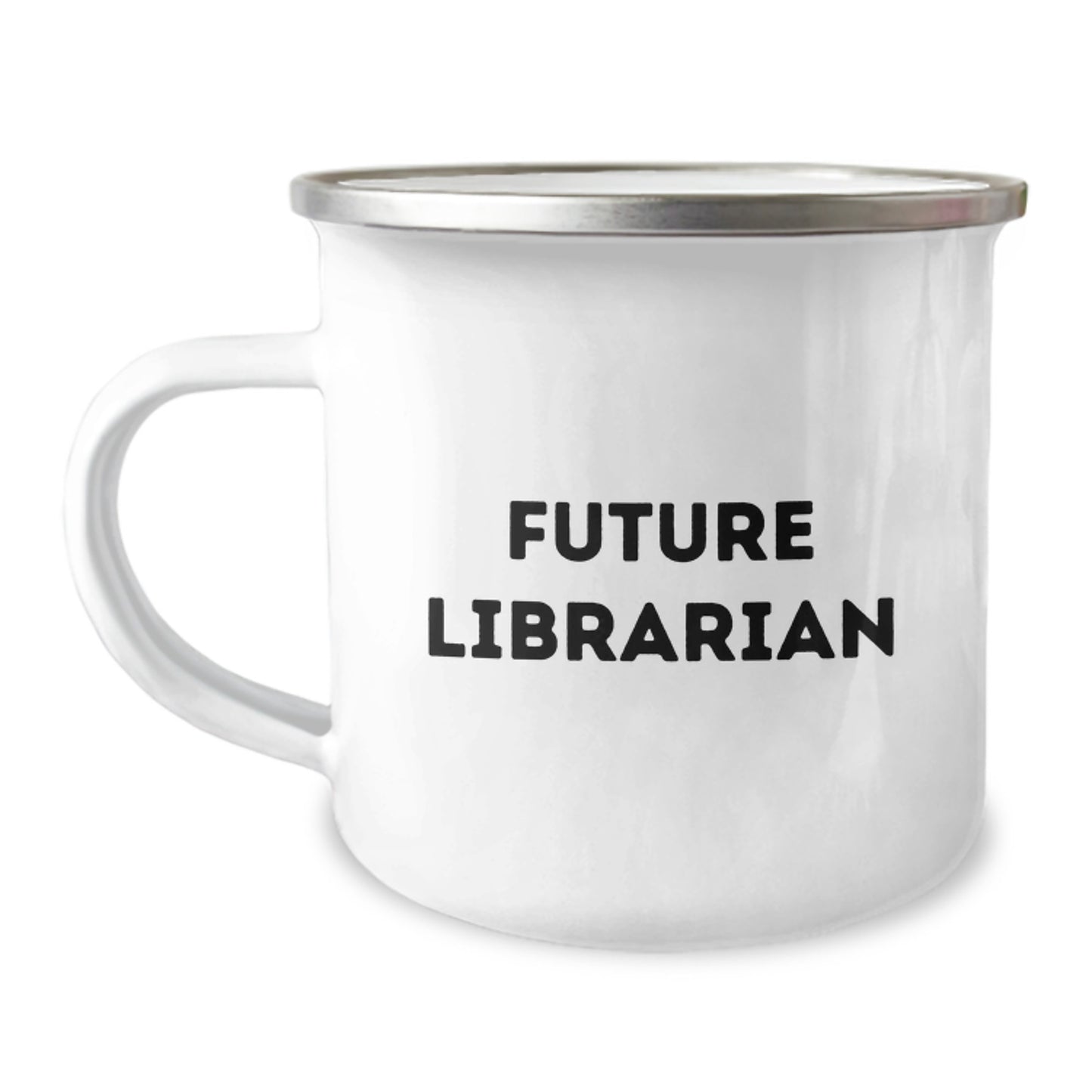 Funny Librarian Gifts for Future Librarian Friends and Family Members, Camping Mug with Inspirational Quote for Christmas Unique Gifts from Men and Women - Image 1