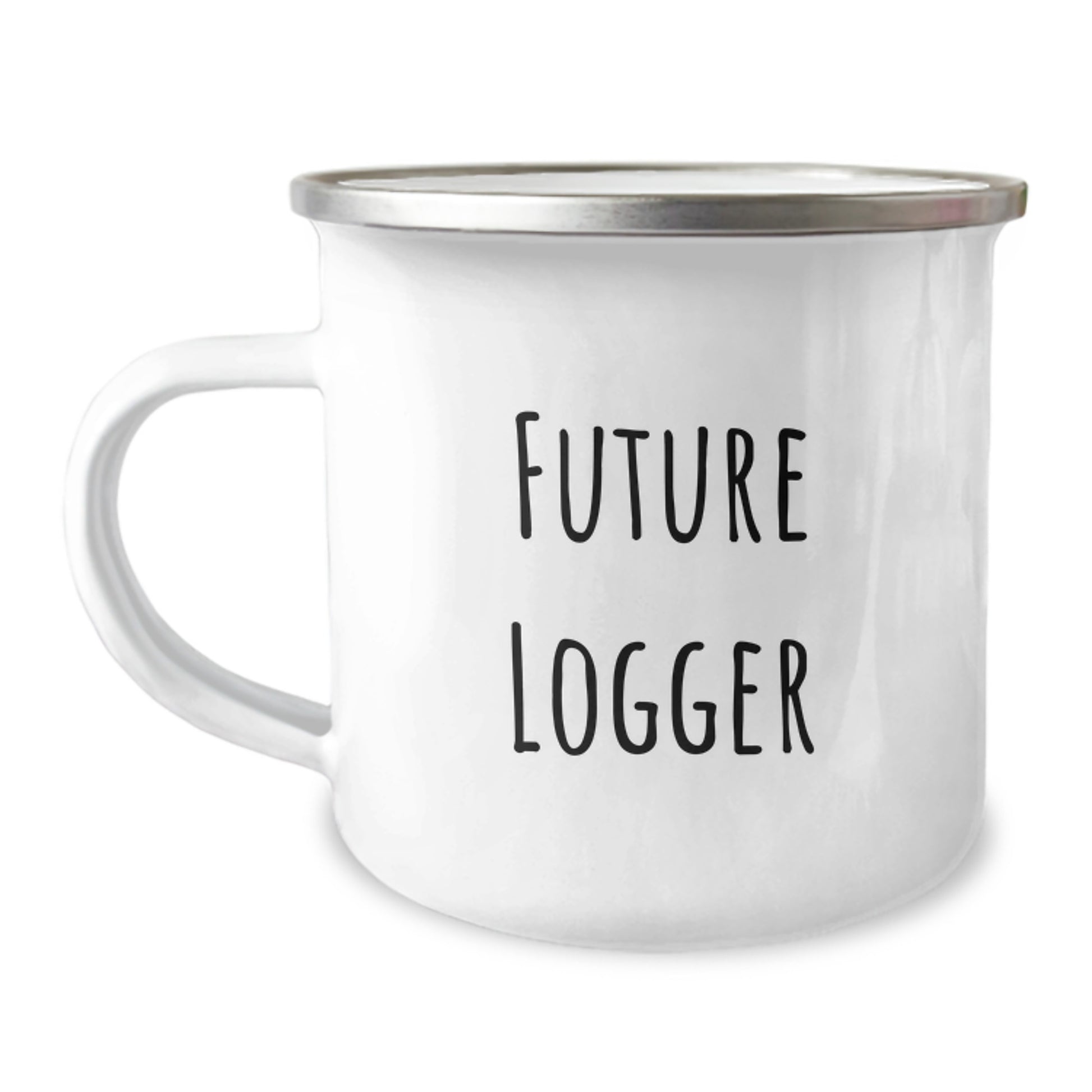 Funny Future Logger Motivational Gifts for Men Women Friends Family - Christmas Unique Logger Camping Mug - Image 1