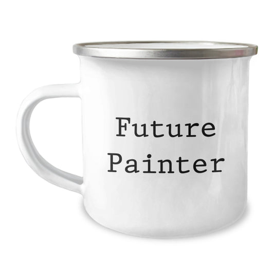 Funny Future Painter Gifts from Family, Unique Camping Mug for Painter, Graduation Unique Gifts, 'Future Painter' Quote - Image 1