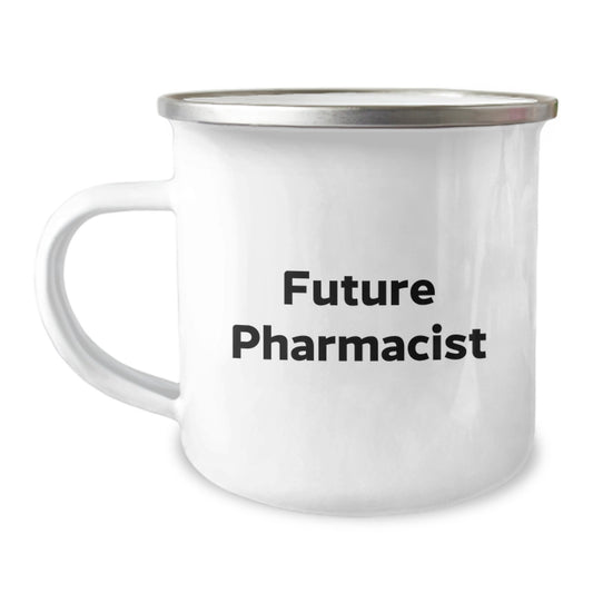 Funny Future Pharmacist Graduation Gifts from Friends to Future Pharmacist Men Camping Mug, Gifts for Future Pharmacist Men, Inspirational Quote - Image 1