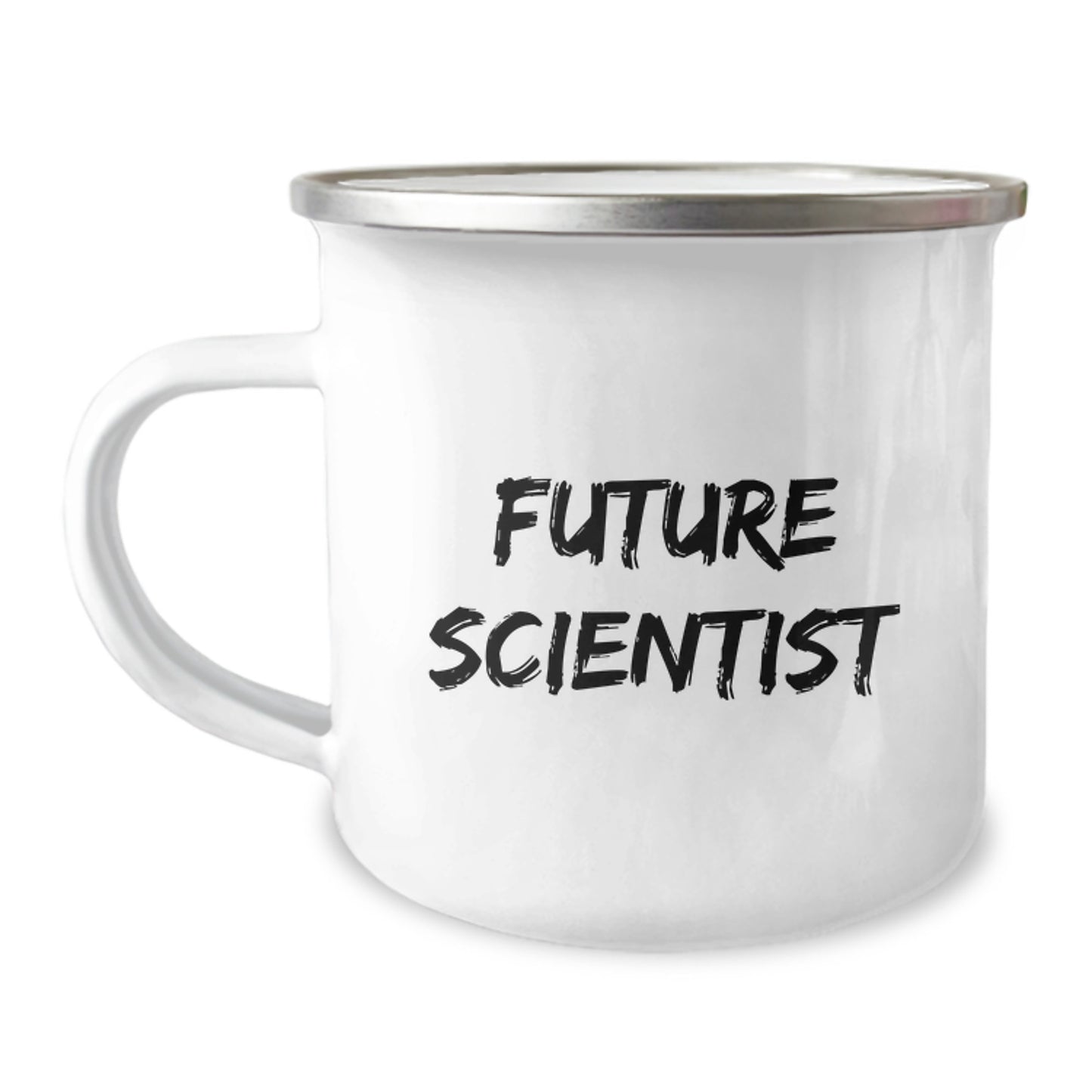 Funny Scientist Gifts from Friends for Future Scientists, Camping Mug for Graduation Unique Gifts, 'Future Scientist' Quote Mug - Image 1