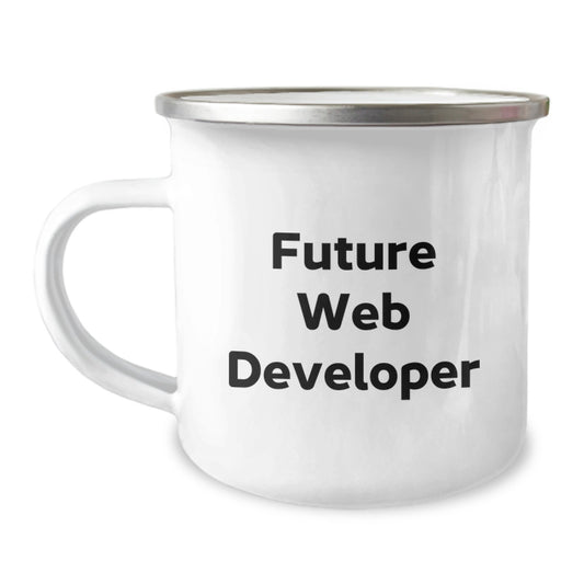 Funny Web Developer Camping Mug Gifts from Friends to Future Web Developer - Image 1