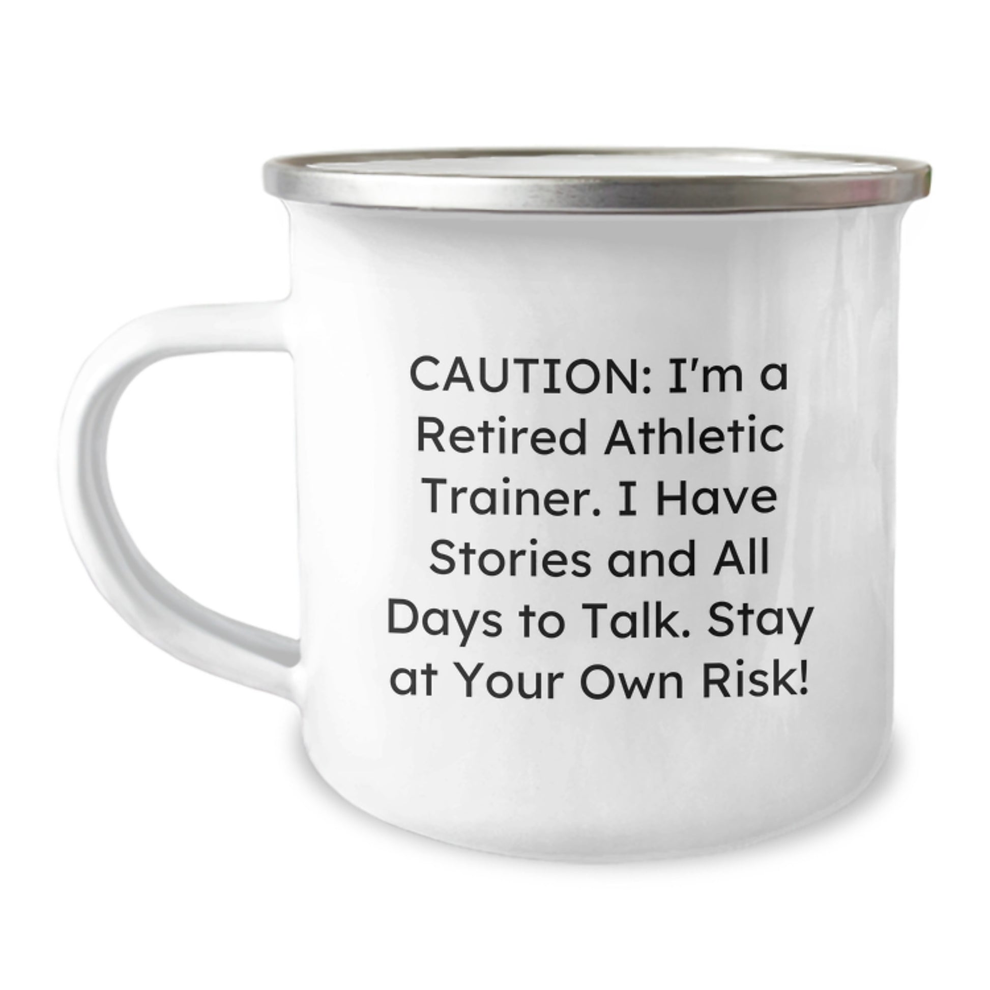 Athletic Trainer Humor Gifts from Friends, Funny Camping Mug for Retired Trainers, Gifts for Graduation Unique Presents for Men or Women - Image 1