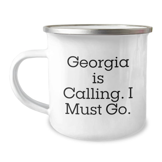 Georgia Camping Mug Gifts for Men from Family this Christmas - Image 1