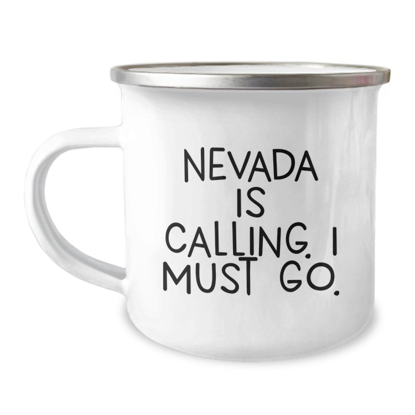 Nevada Camping Mug Gifts for Men from Friends, 'Nevada Is Calling. I Must Go.', Unique Christmas Unique Gifts - Image 1
