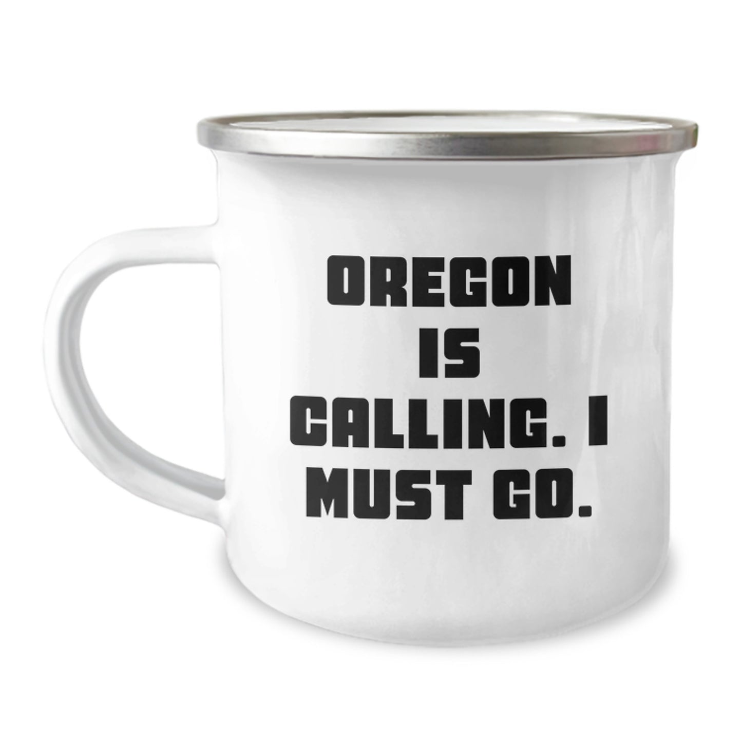 Funny Oregon Camping Mug Gifts from Friends or Family for Oregon Enthusiasts, Oregon Unique Christmas Unique Gifts, Oregon Is Calling I Must Go - Image 1