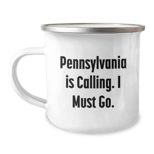 Pennsylvania Gifts for Men, Women, Friends - Funny Camping Mug - Perfect for Pennsylvania Enthusiasts - Gifts from Family and Friends - Christmas Unique - Image 1